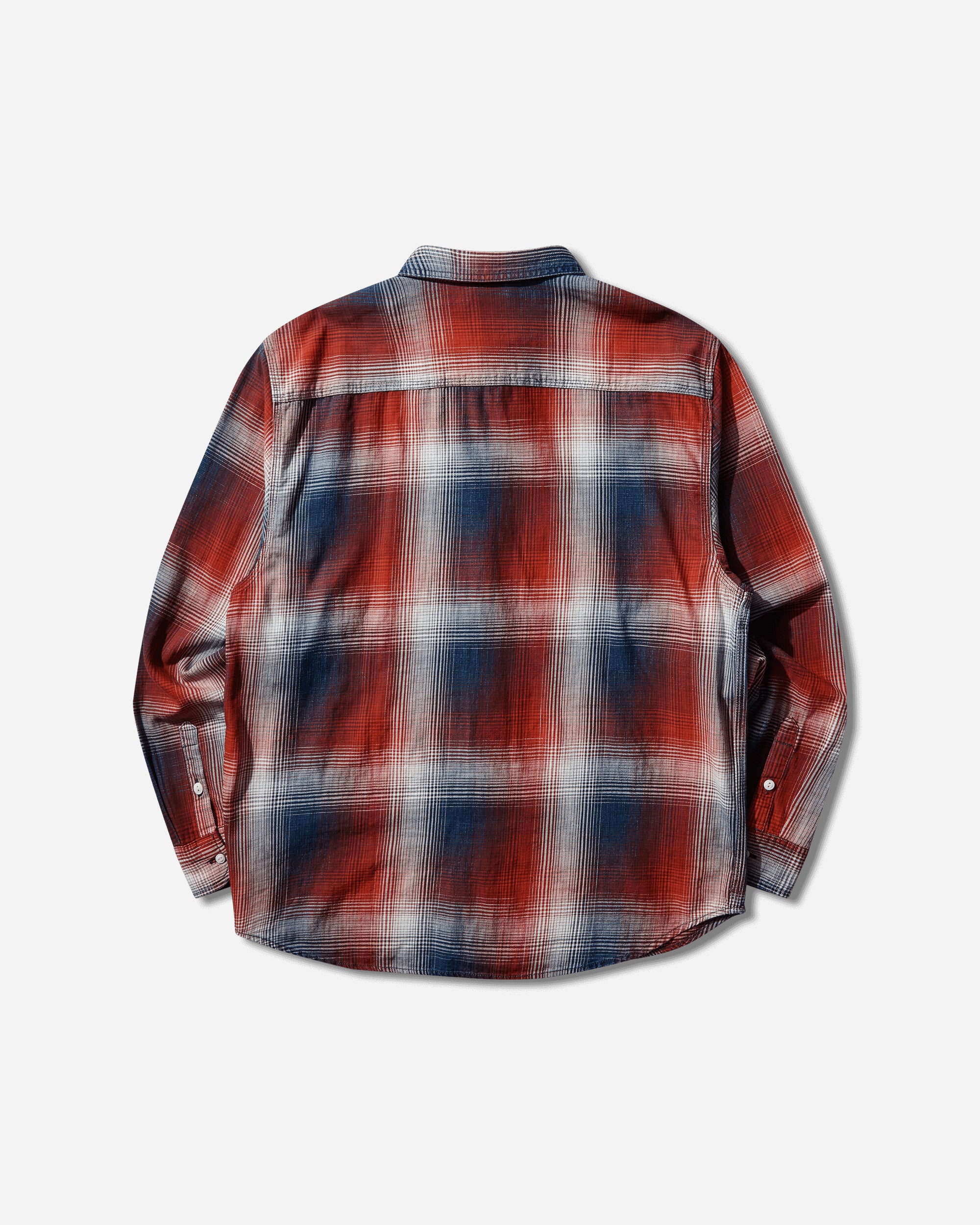 Vans Indigo Plaid Ls Woven Racing Red Coats and Jackets Jackets VN000T6XIZQ1