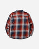 Vans Indigo Plaid Ls Woven Racing Red Coats and Jackets Jackets VN000T6XIZQ1