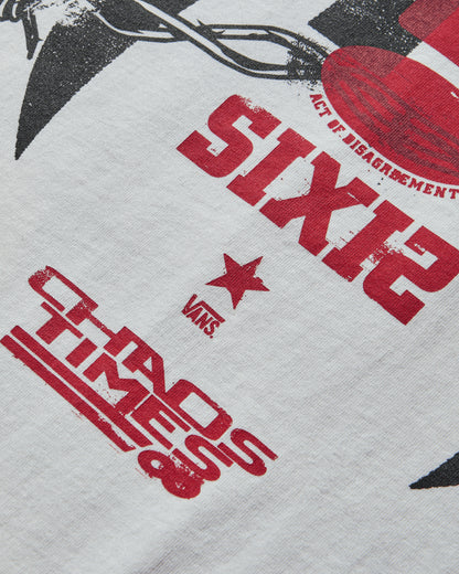 Vans Aod Hazard Ls Tee White T-Shirts Shortsleeve VN000RPWWHT1