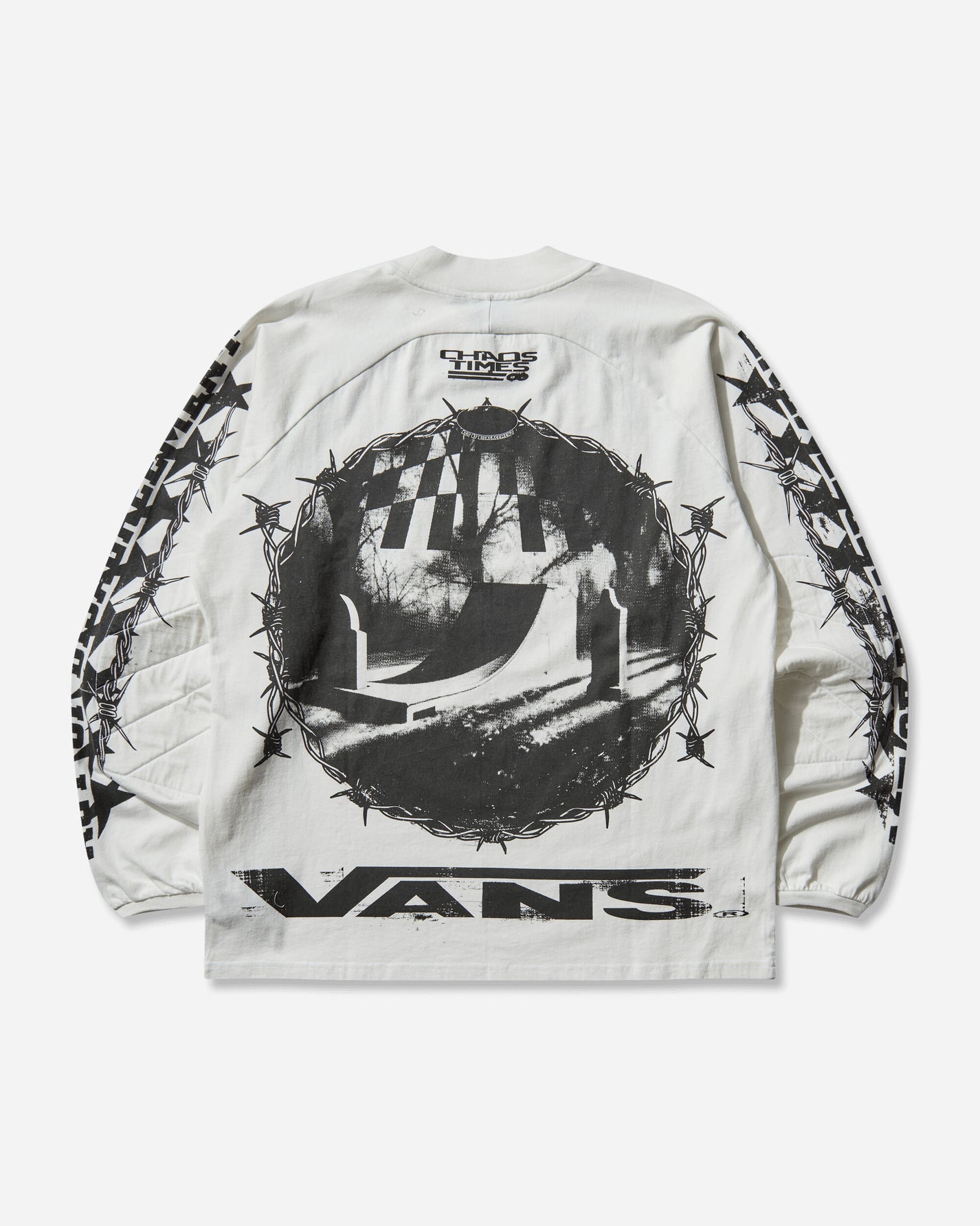 Vans Aod Hazard Ls Tee White T-Shirts Shortsleeve VN000RPWWHT1