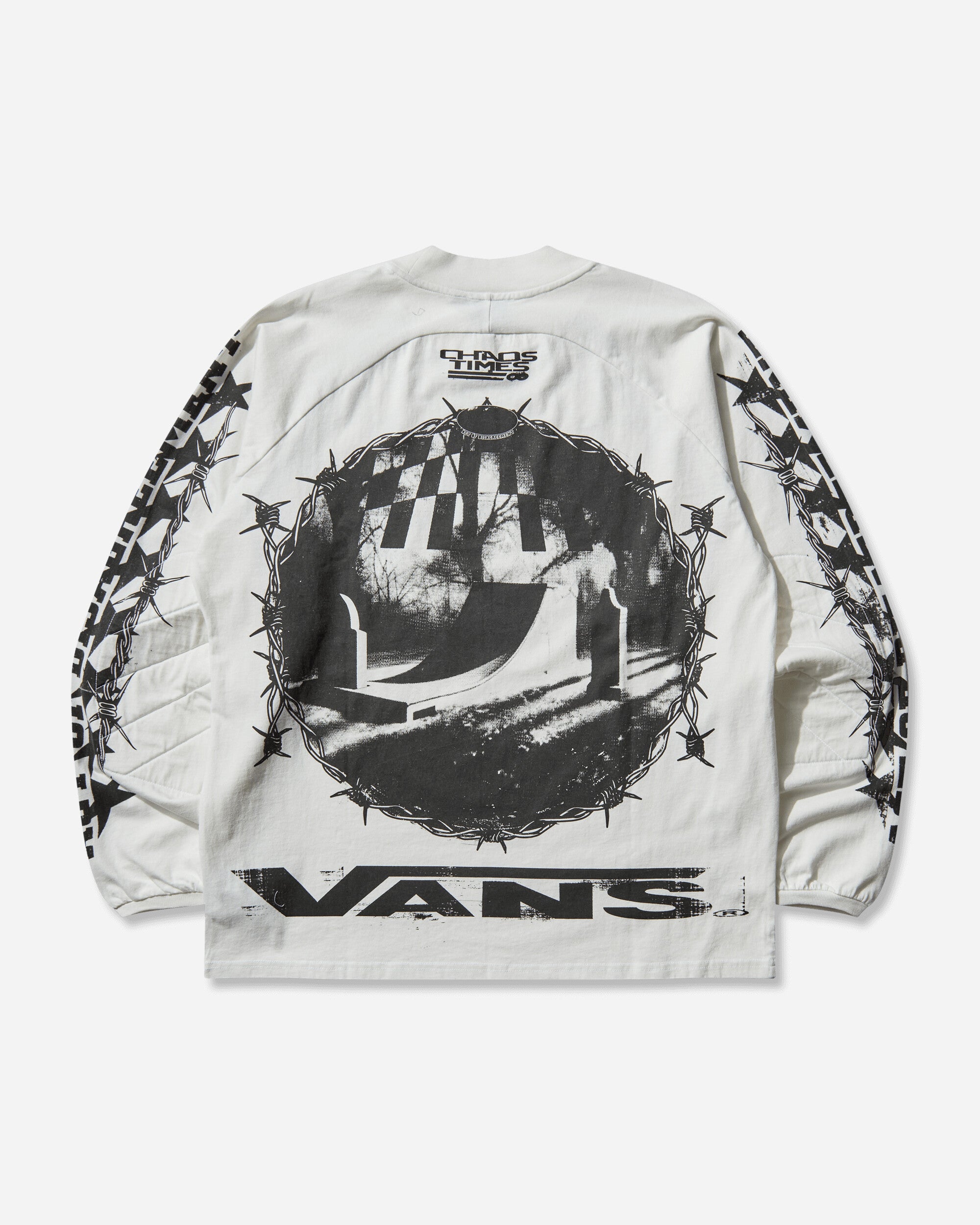 Vans Aod Hazard Ls Tee White T-Shirts Shortsleeve VN000RPWWHT1