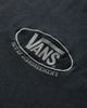 Vans Aod Oval Logo Tee Washed Black T-Shirts Shortsleeve VN000TR3EMQ1