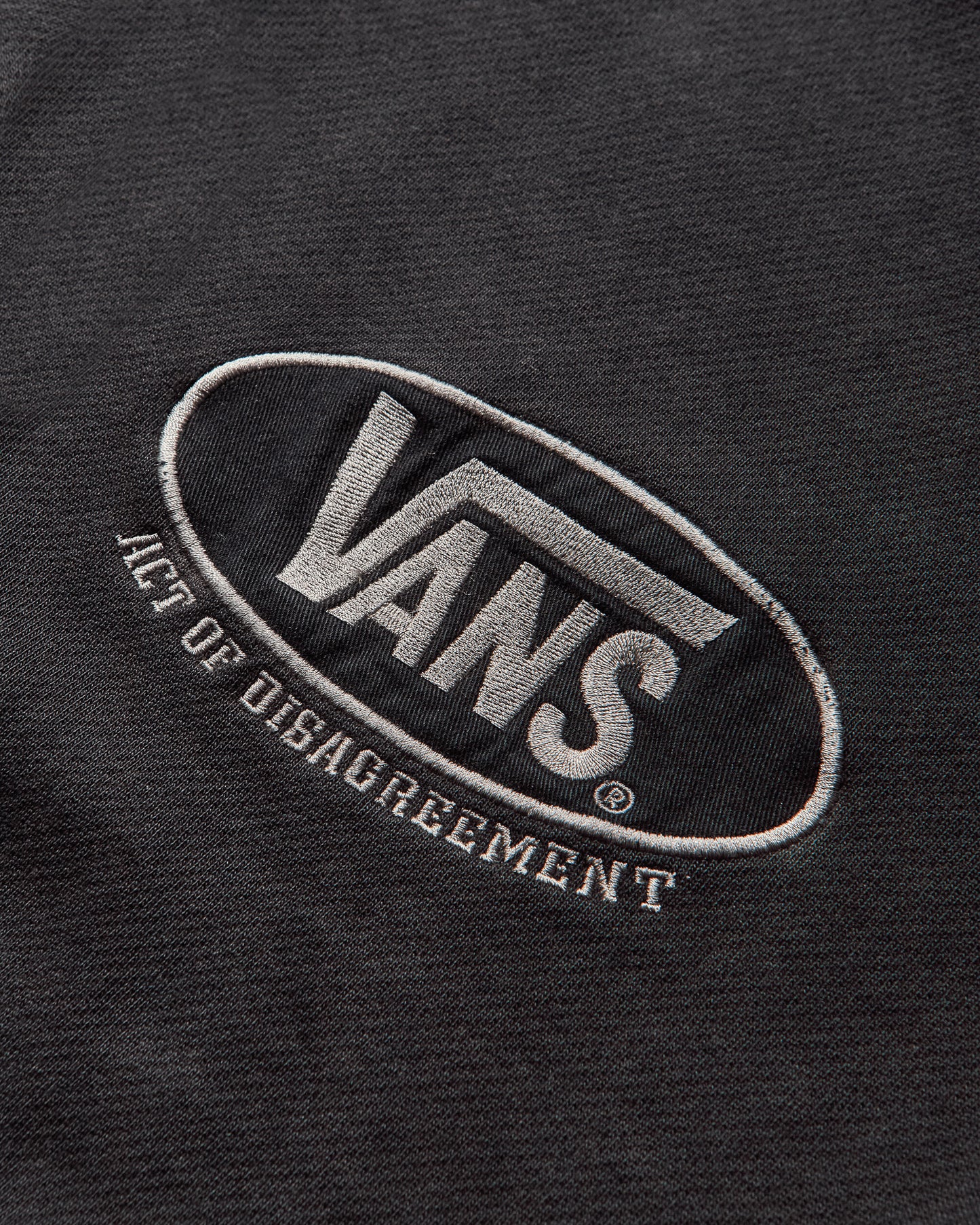 Vans Aod T Zipped Hoodie Washed Black Sweatshirts Zip-Ups VN000RSTEMQ1