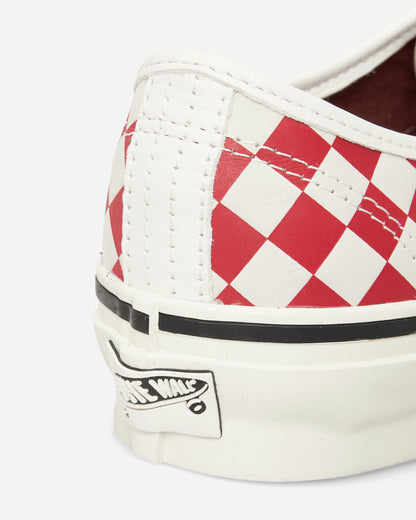 Vans Lx Authentic 44 Diamond Check Red/Marshmallow Sneakers Low VN000D9NCIS1
