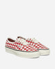 Vans Lx Authentic 44 Diamond Check Red/Marshmallow Sneakers Low VN000D9NCIS1