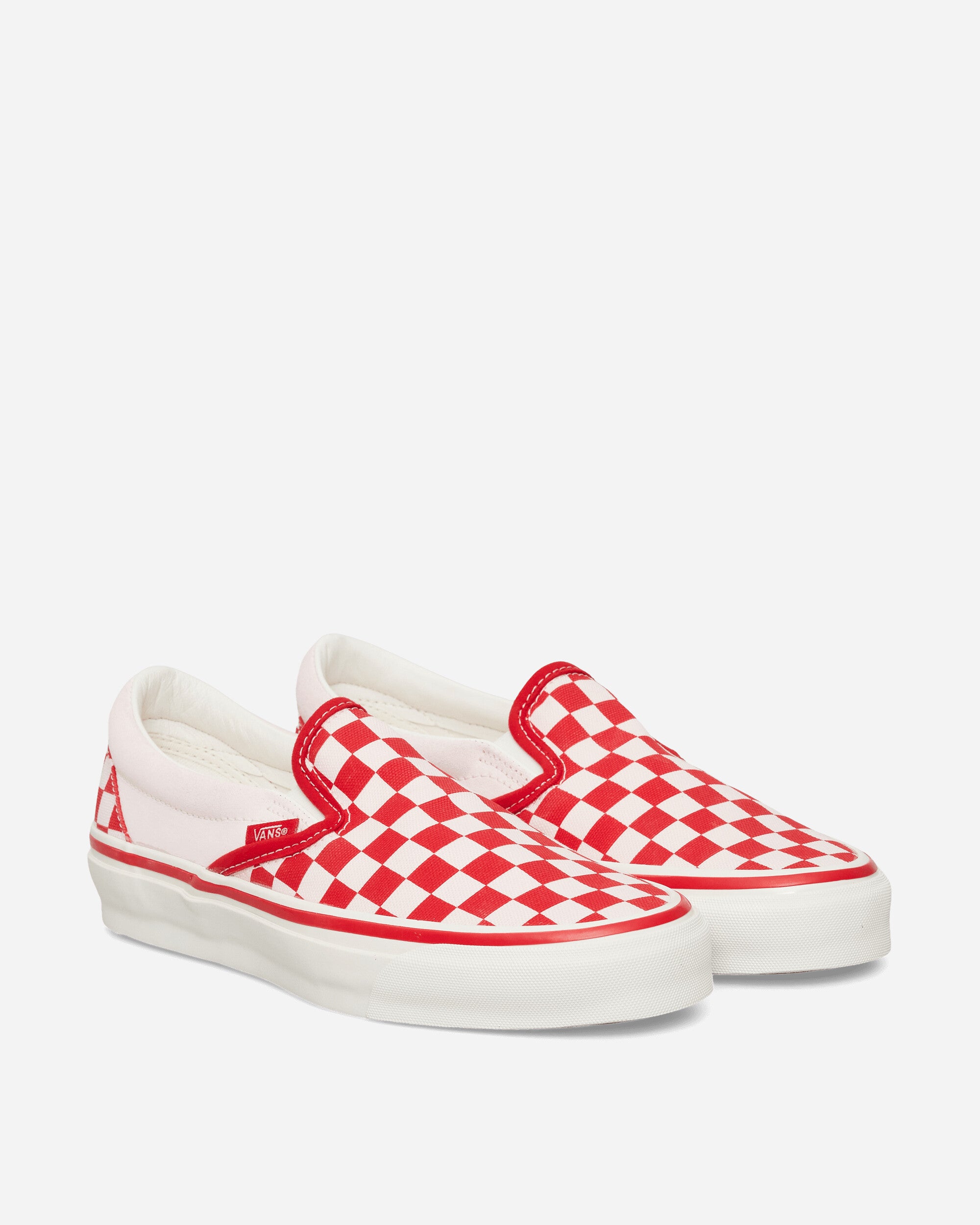 Vans Lx Classic Slipon 98 Racing Red Chec Sneakers Slip-On VN000E96W131