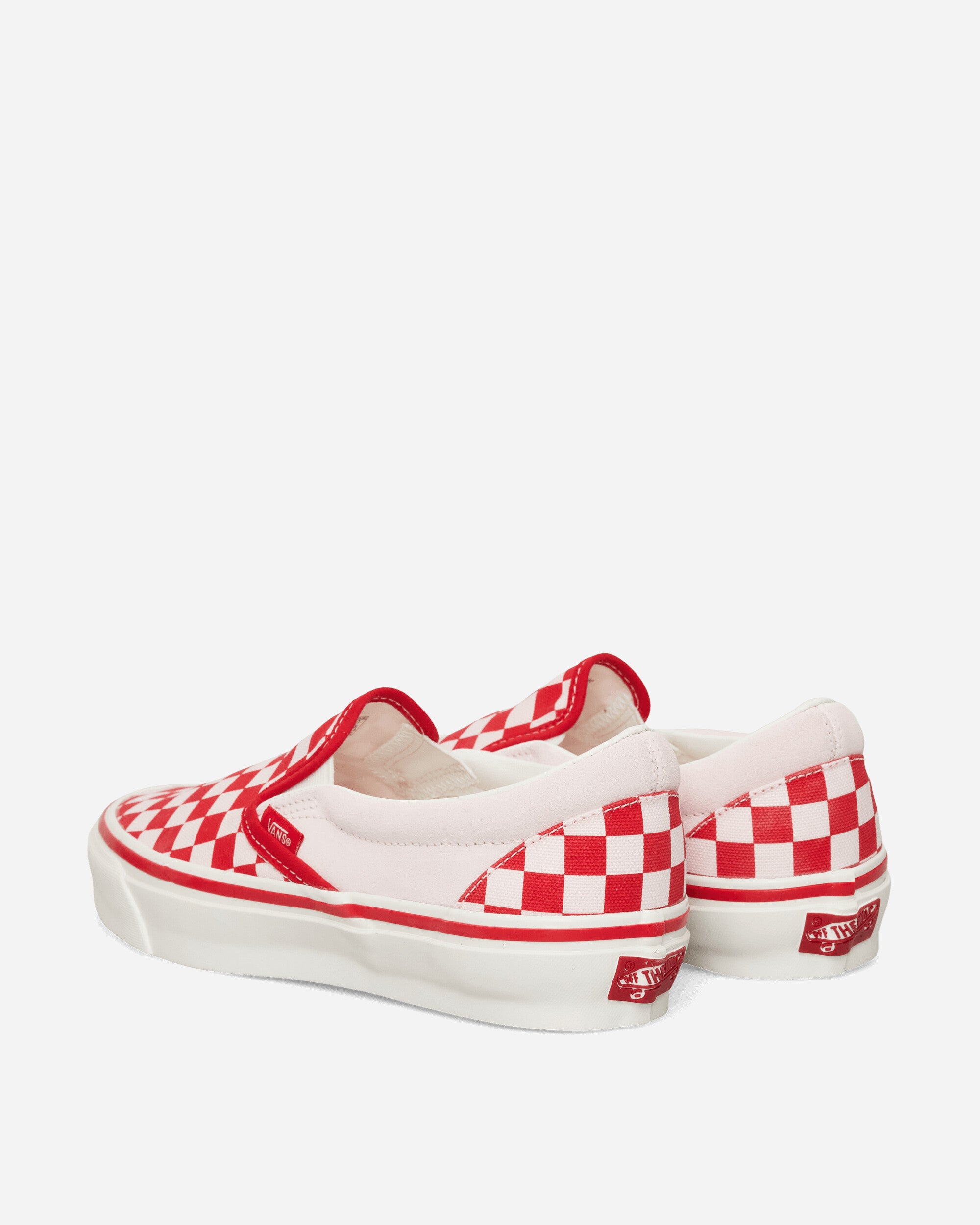 Vans Lx Classic Slipon 98 Racing Red Chec Sneakers Slip-On VN000E96W131