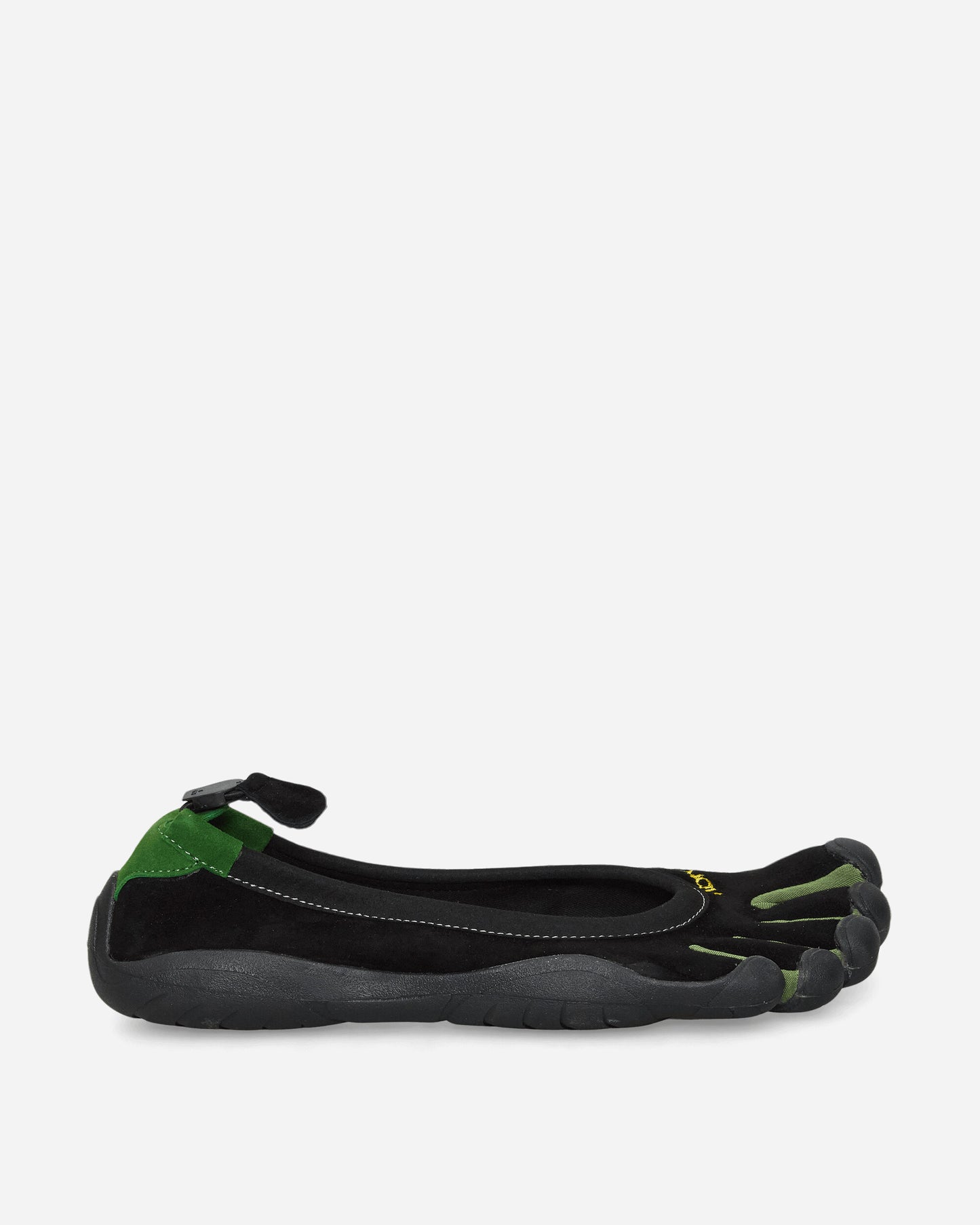 Vibram FiveFingers Wmns Classic Evo Black/Green Sandals and Slides Flat 26W1006P BLK