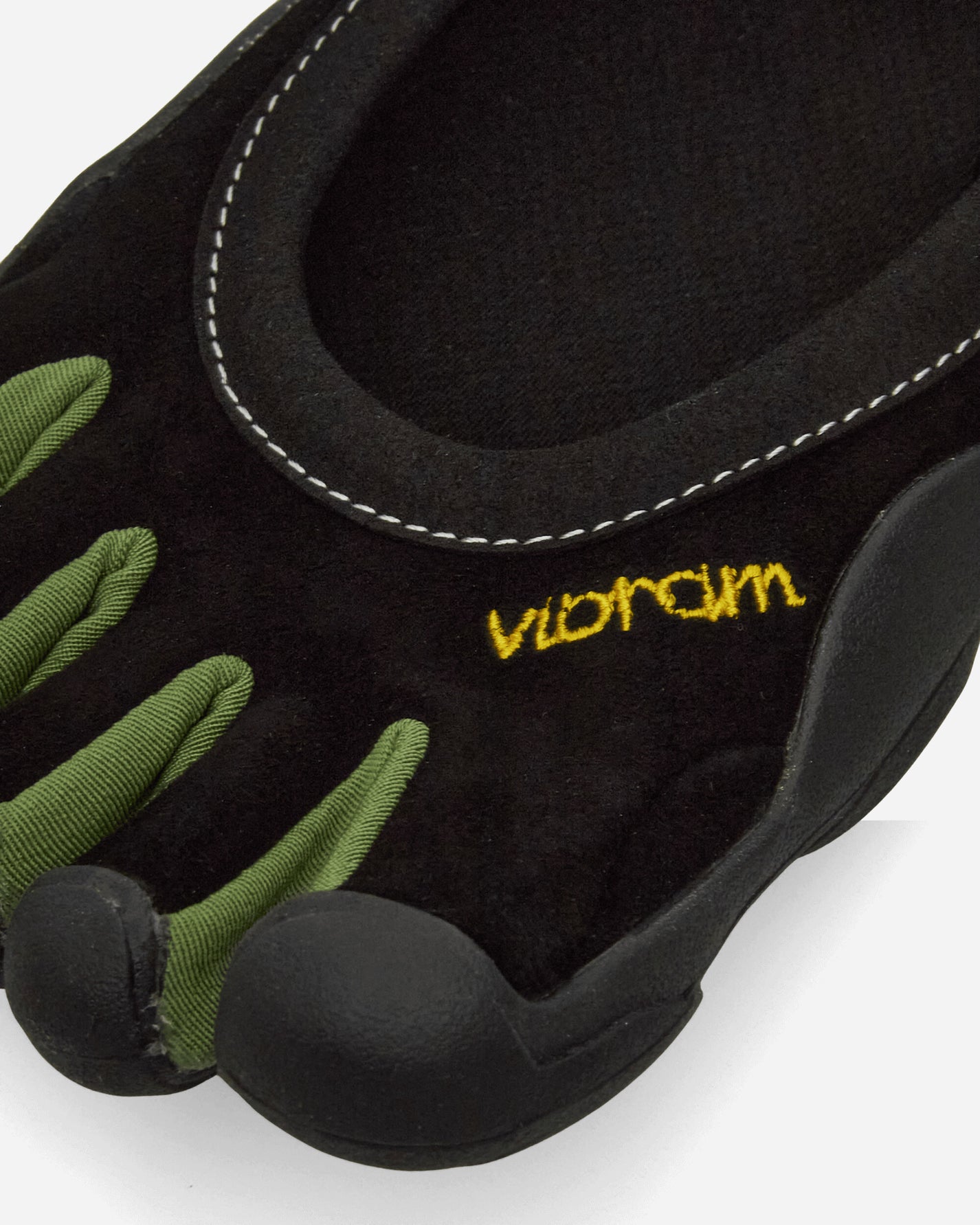 Vibram FiveFingers Wmns Classic Evo Black/Green Sandals and Slides Flat 26W1006P BLK