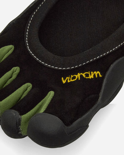 Vibram FiveFingers Wmns Classic Evo Black/Green Sandals and Slides Flat 26W1006P BLK