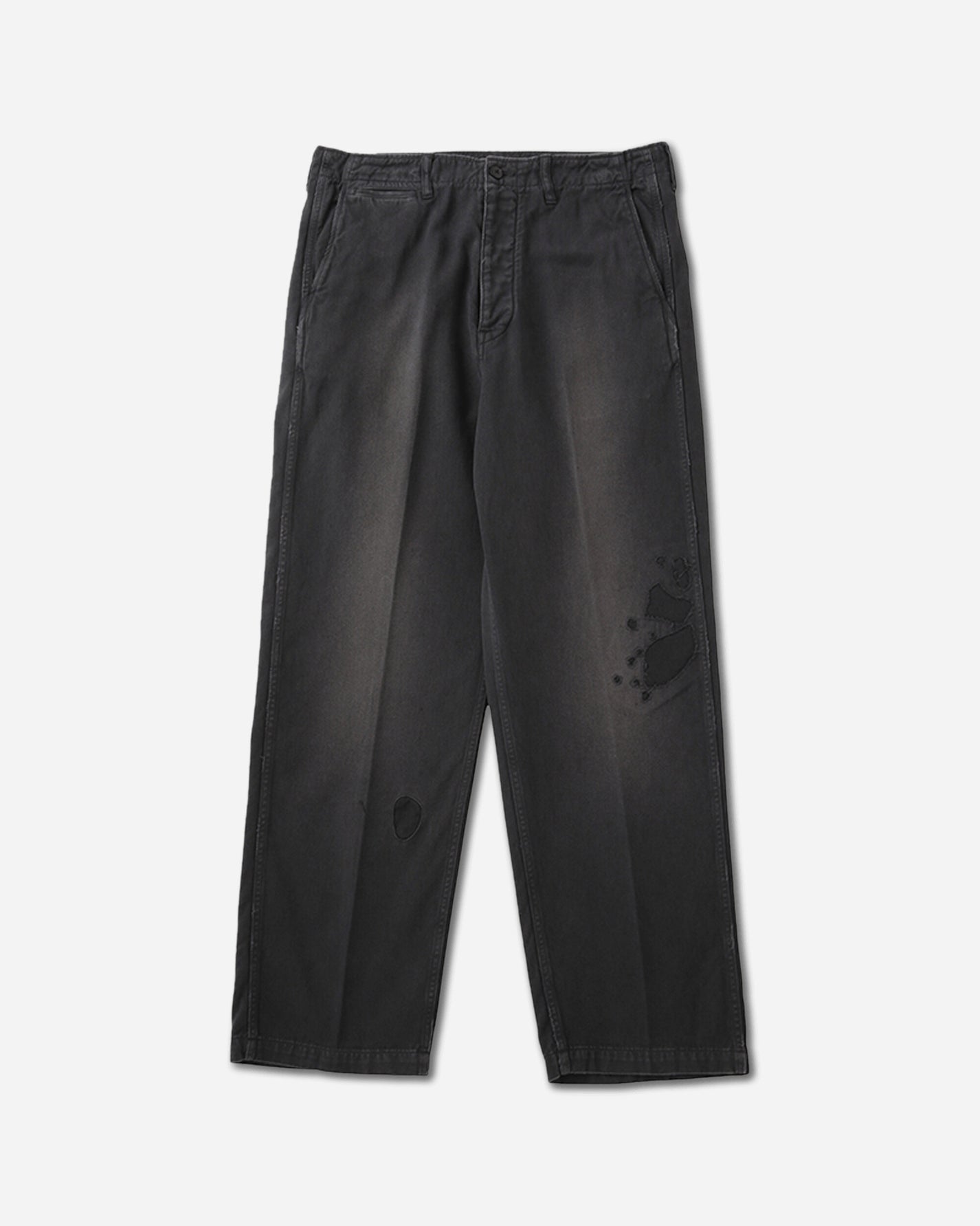Visvim Motors Club Chino Pants Crash Black Pants Chinos 0125305008002 1