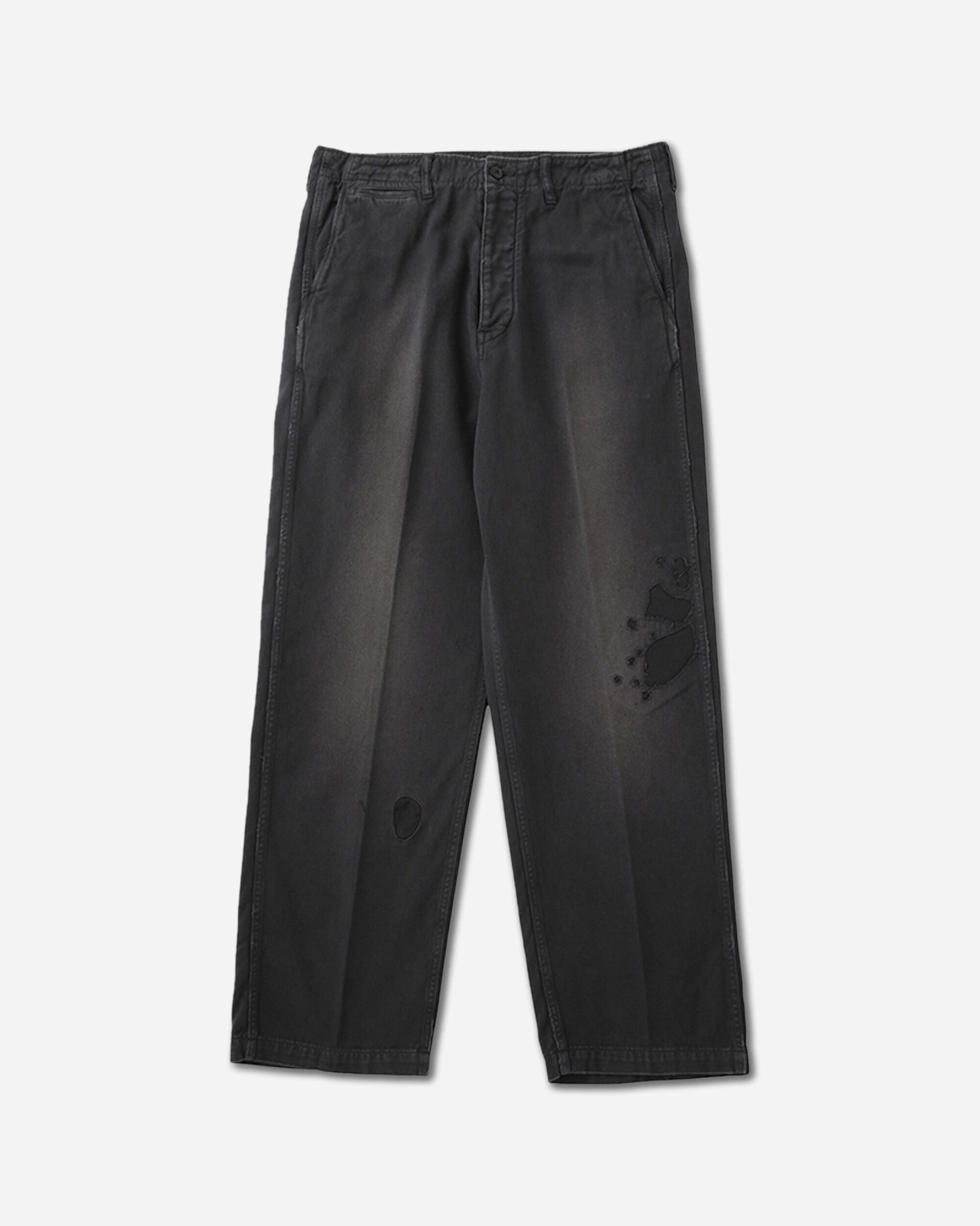 Visvim Motors Club Chino Pants Crash Black Pants Chinos 0125305008002 1
