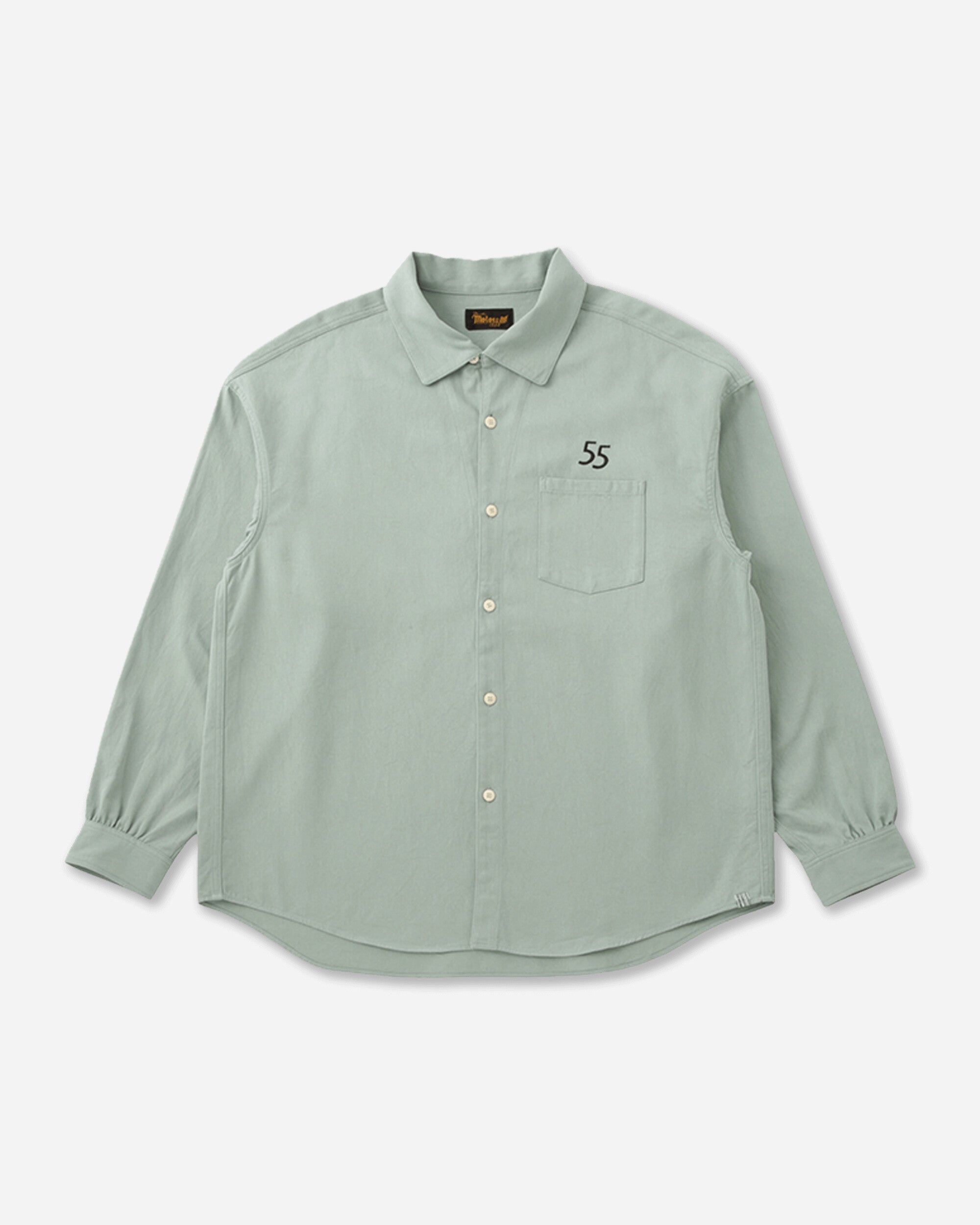 Visvim Motors Club Palmer L/S Lt.Green Shirts Longsleeve Shirt 0125305011004 2