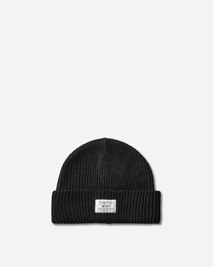 WTAPS Sgt  Beanie  Acrylic Black Hats Beanies 252MADT-HT03 BLACK