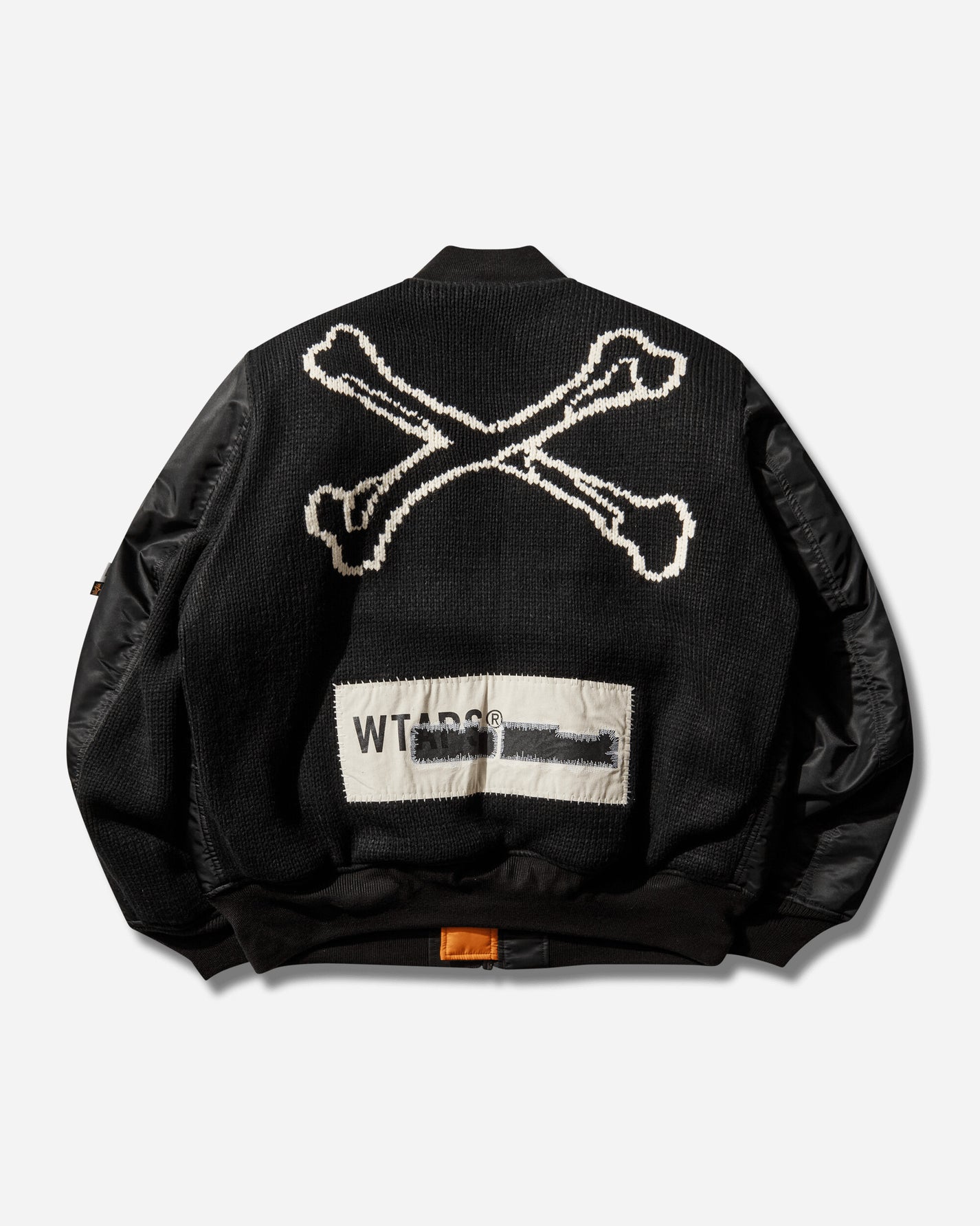 WTAPS Ma1 Core Spec Jacket  Nylon Twill Alpha Industries Black Coats and Jackets Bomber Jackets 252USALD-JKM01S BLACK