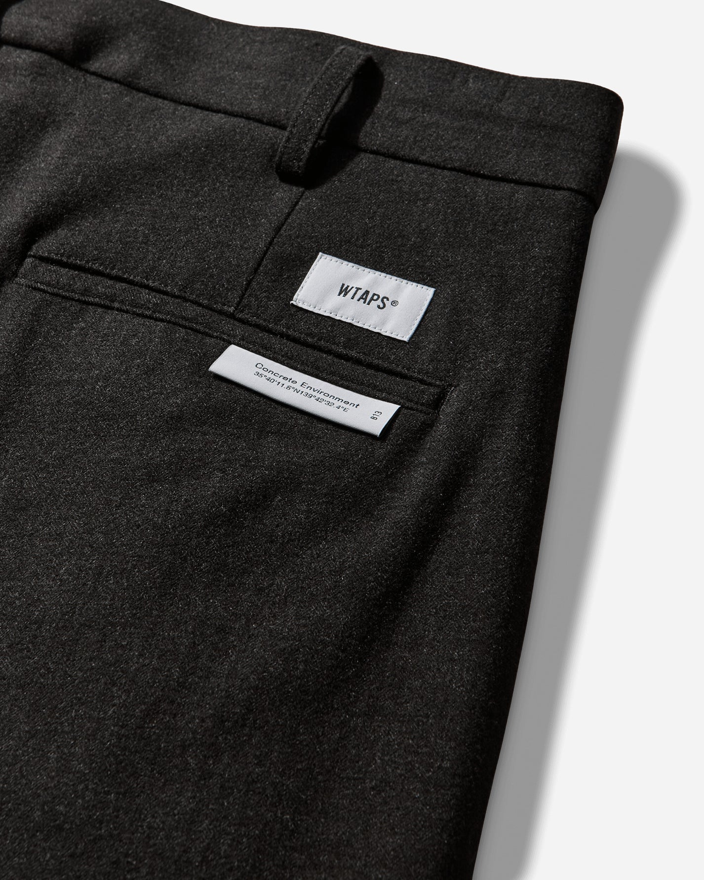 WTAPS Trdt1802  Trousers  Plry Herringbone Charcoal Pants Casual 252TQDT-PTM02 CHARCOAL