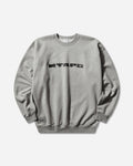 WTAPS Brick/Sweater/Cotton Ash Gray Sweatshirts Crewneck 252ATDT-CPM01S ASHGRAY