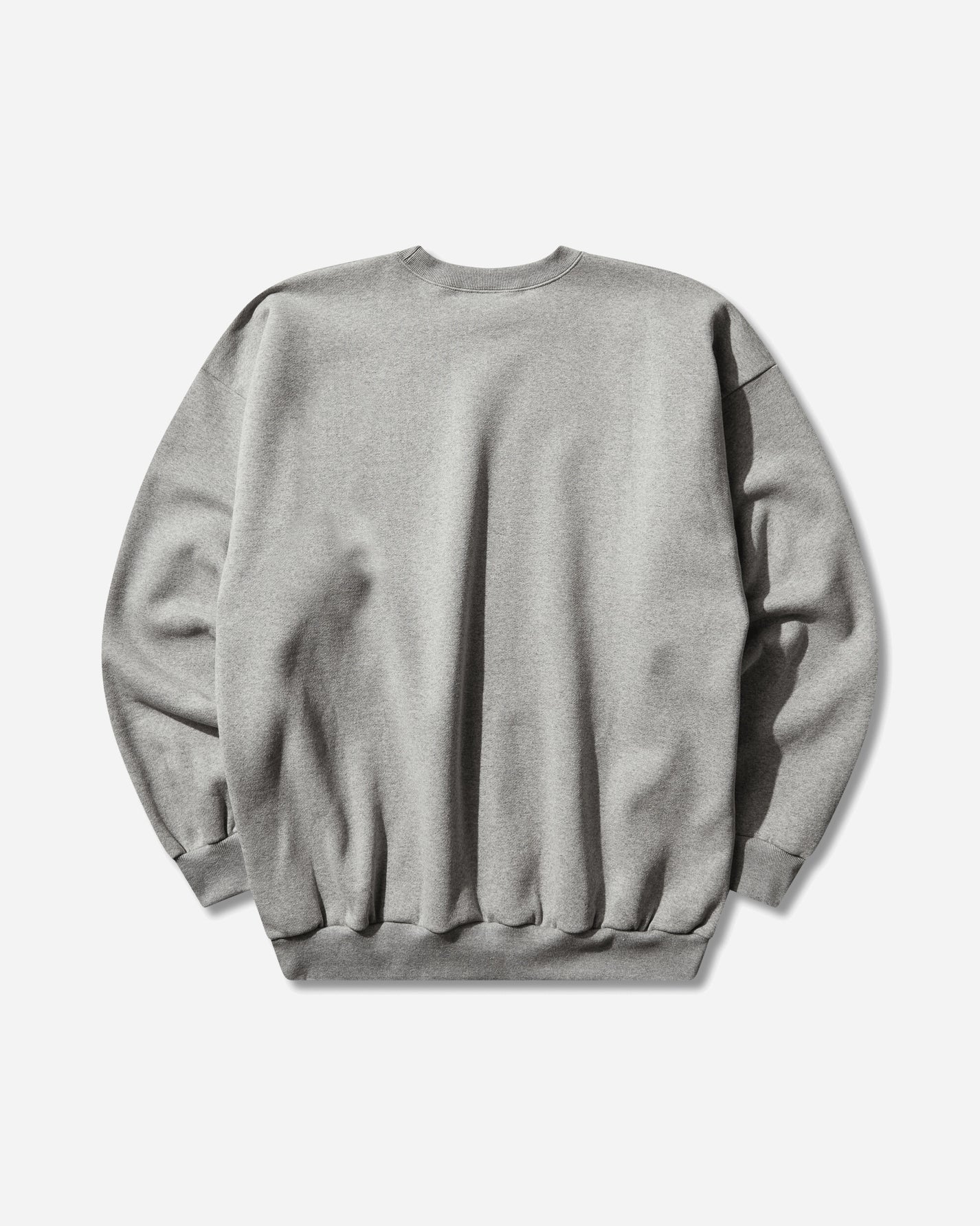WTAPS Brick/Sweater/Cotton Ash Gray Sweatshirts Crewneck 252ATDT-CPM01S ASHGRAY