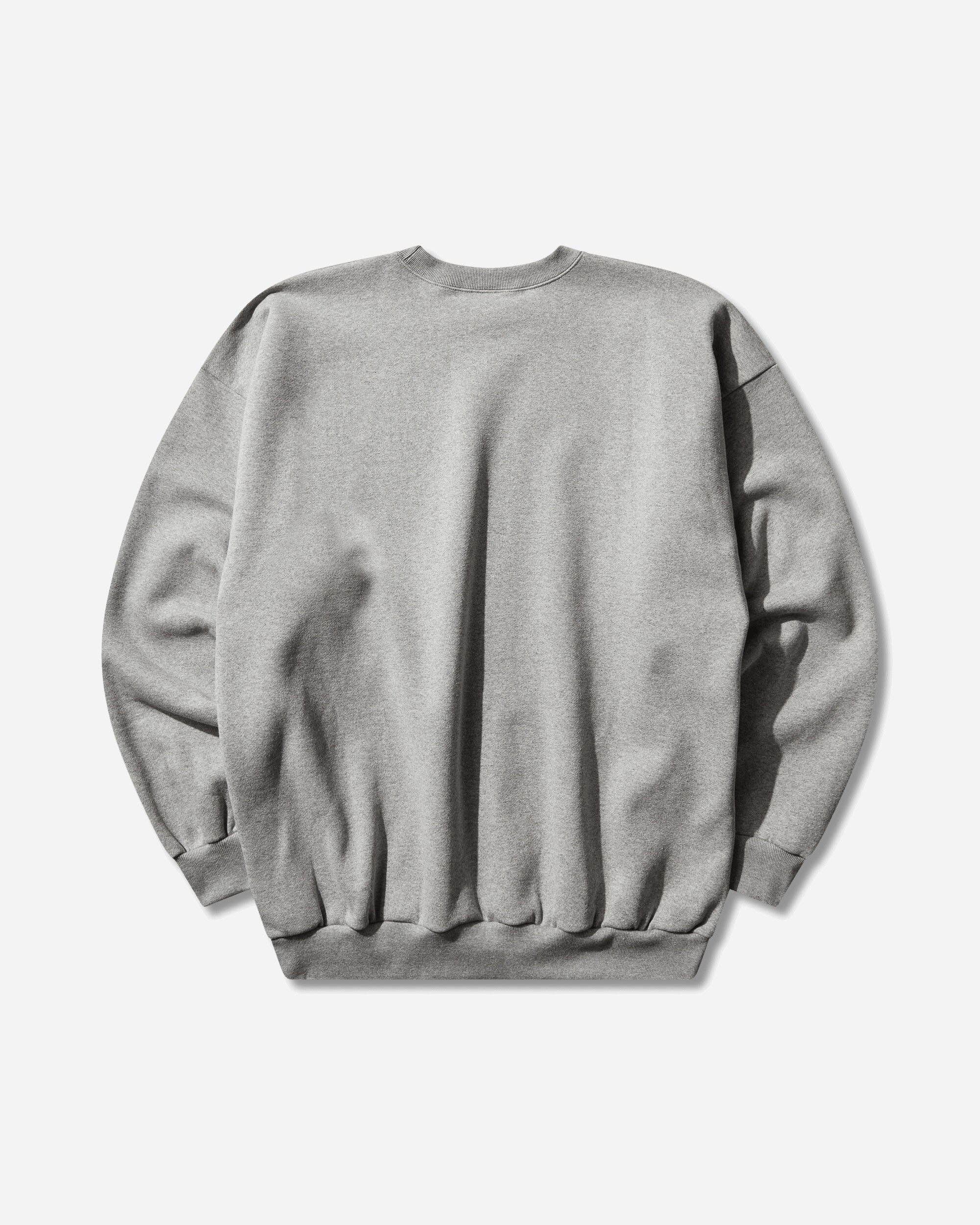 WTAPS Brick/Sweater/Cotton Ash Gray Sweatshirts Crewneck 252ATDT-CPM01S ASHGRAY