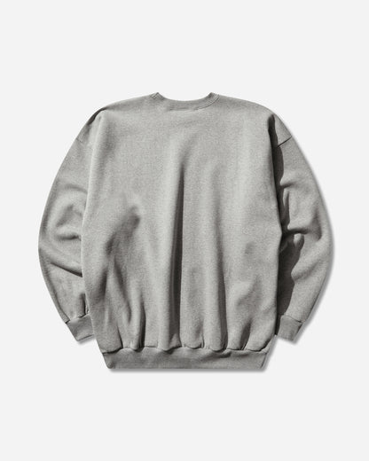 WTAPS Brick/Sweater/Cotton Ash Gray Sweatshirts Crewneck 252ATDT-CPM01S ASHGRAY