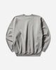 WTAPS Brick/Sweater/Cotton Ash Gray Sweatshirts Crewneck 252ATDT-CPM01S ASHGRAY