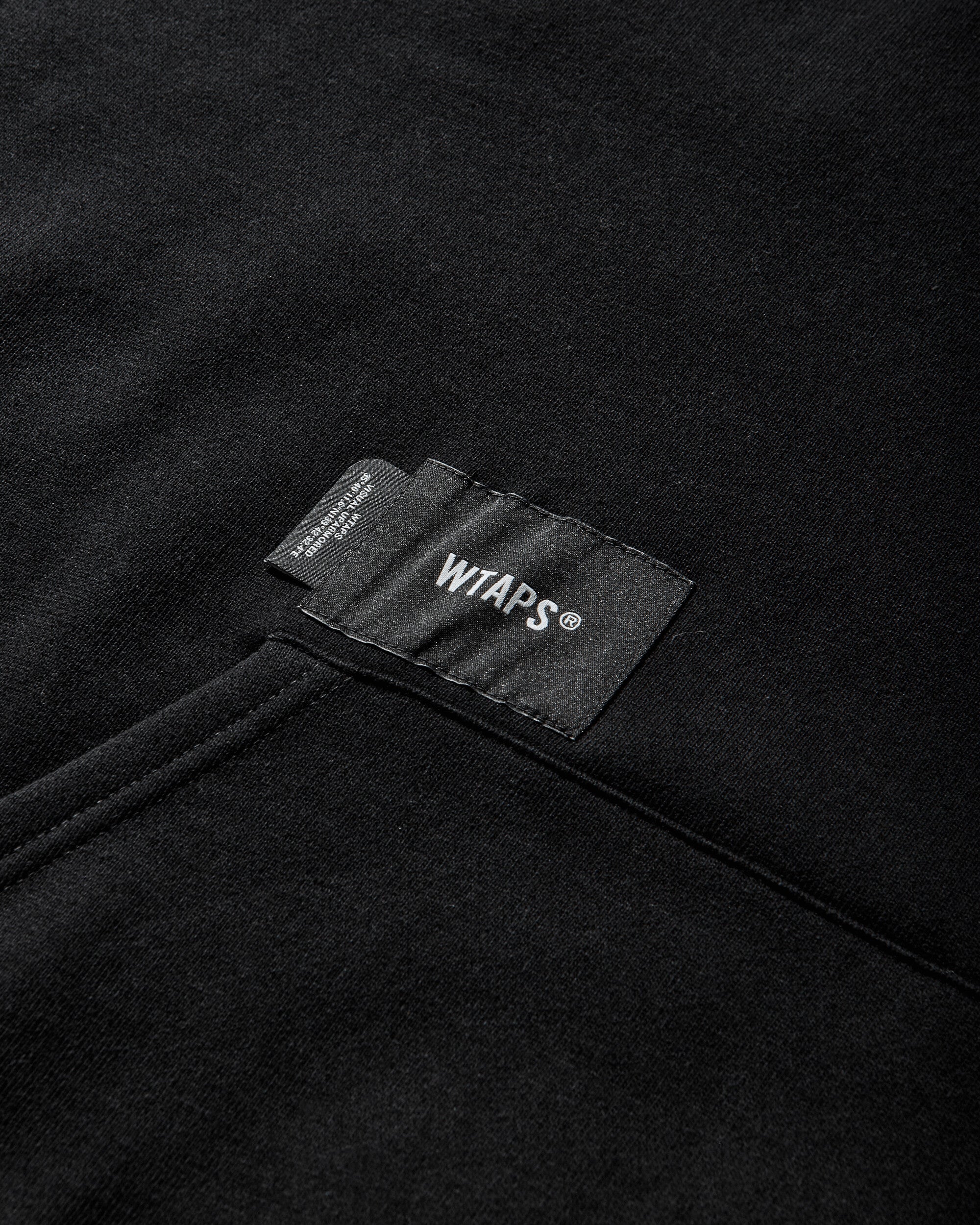 WTAPS Tnnl/Hoody/Cotton Black Sweatshirts Hoodies 252ATDT-HPM02S BLACK