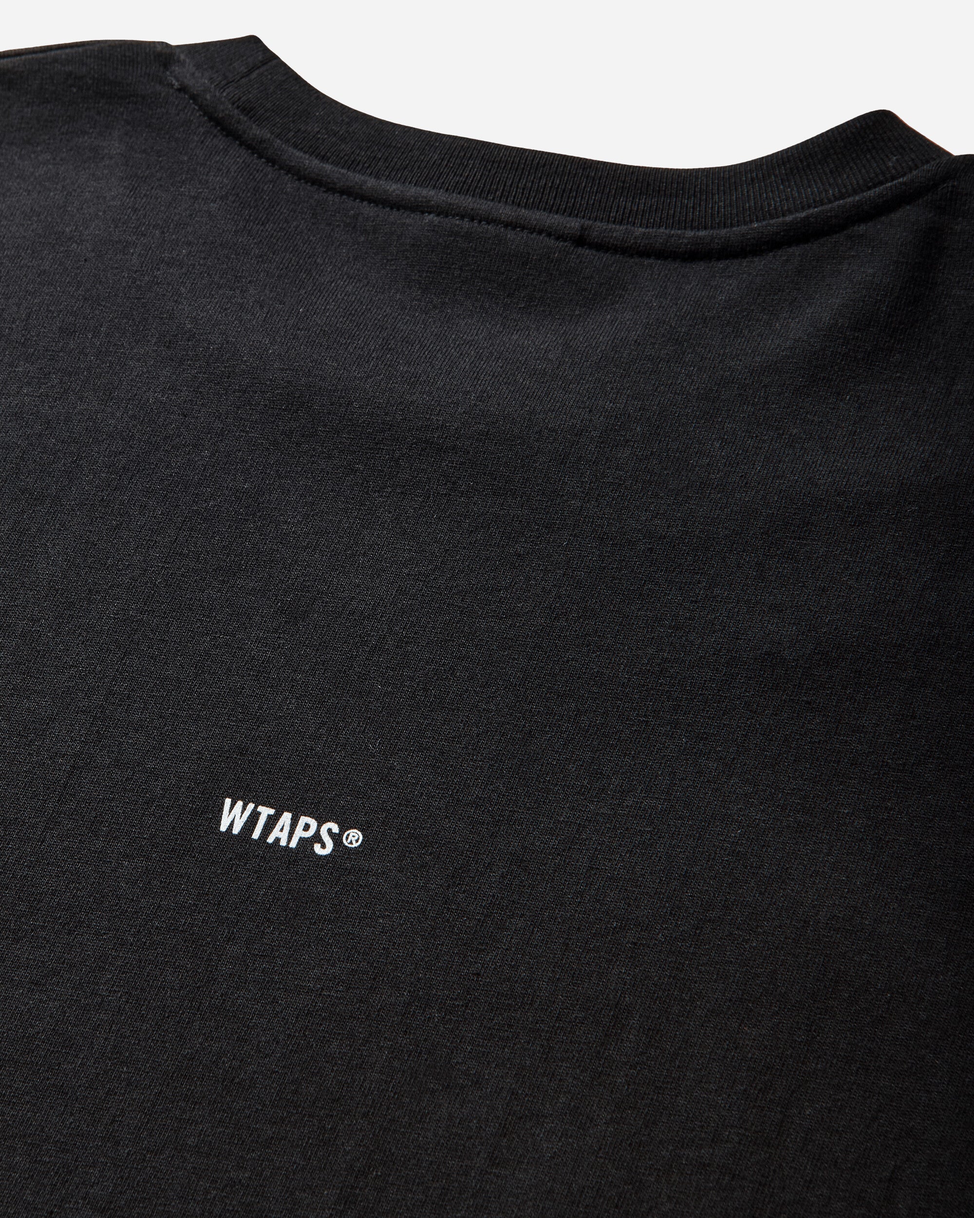 WTAPS 252Mv/Ls/Cotton Black T-Shirts Longsleeve 252ATDT-LTM01S BLACK