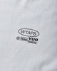 WTAPS Protected By/Ls/Cotton White T-Shirts Longsleeve 252ATDT-LTM02S WHITE