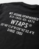 WTAPS Spec/Ls/Cotton Black T-Shirts Longsleeve 252ATDT-LTM04S BLACK