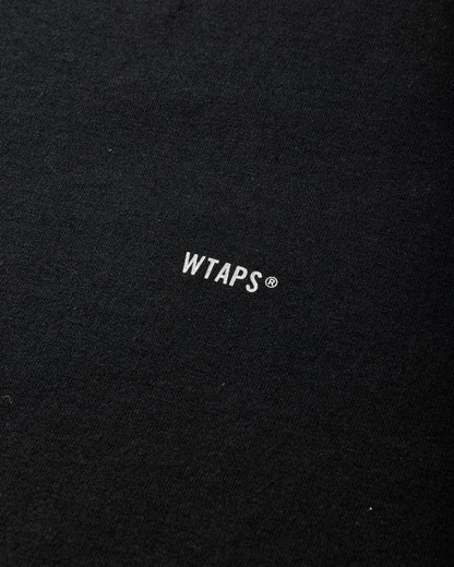 WTAPS Spec/Ls/Cotton Black T-Shirts Longsleeve 252ATDT-LTM04S BLACK