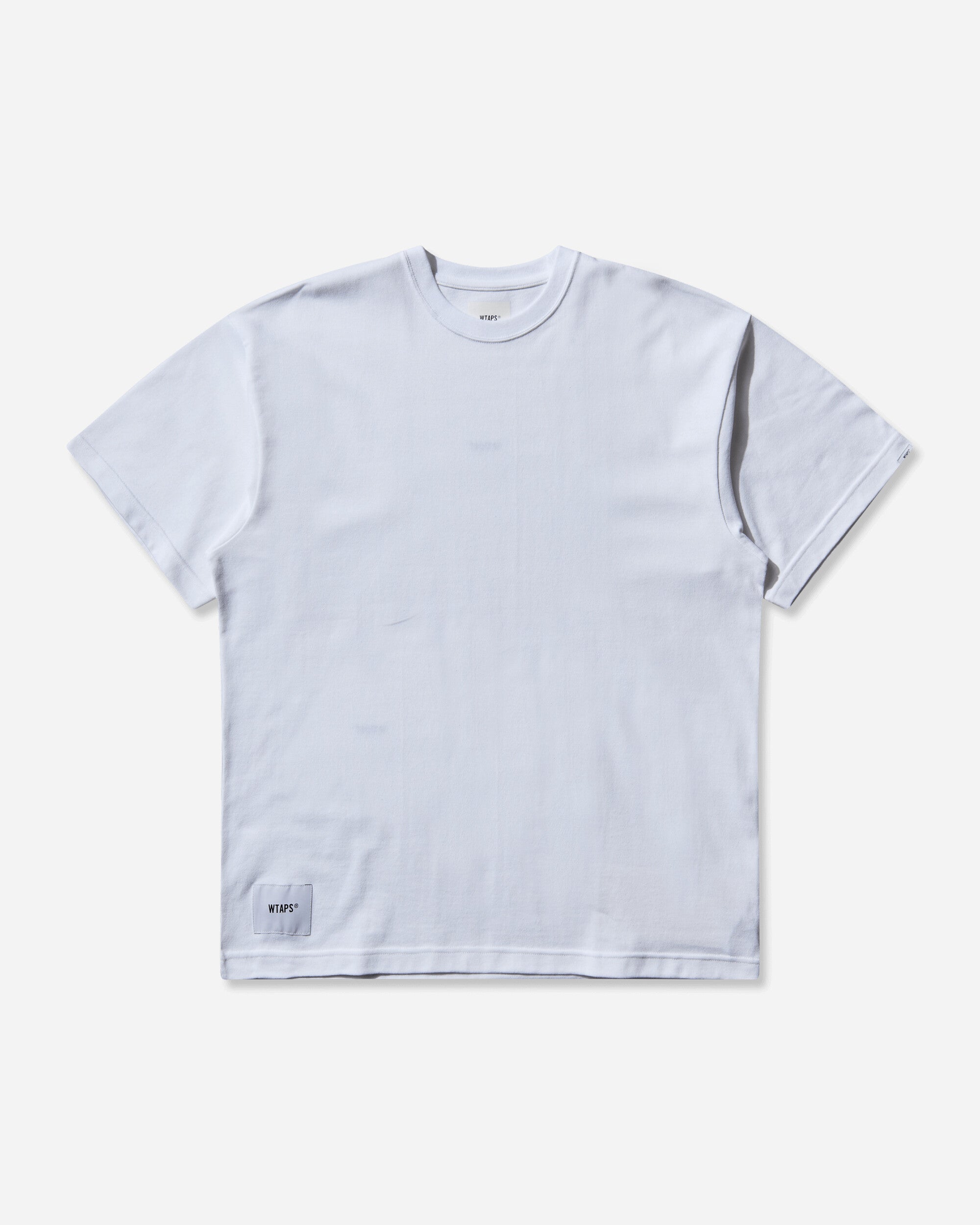 WTAPS Signyd  Ss  Cotton White T-Shirts Shortsleeve 252ATDT-CSM08 WHITE