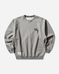 WTAPS Academy Sweater Cotton Ash Gray Knitwears Sweaters 261ATDT-CSM04 GRY