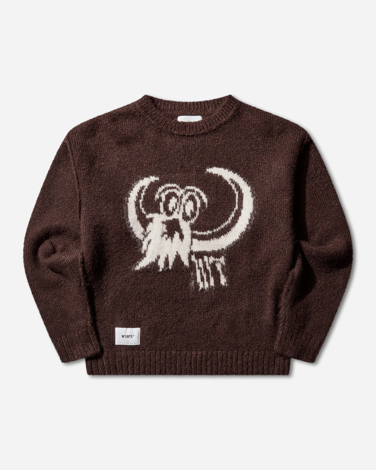 WTAPS Crew Neck Bvo  Sweater  Wopl Burgundy Knitwears Sweaters 252MADT-KNM02 BURGUNDY