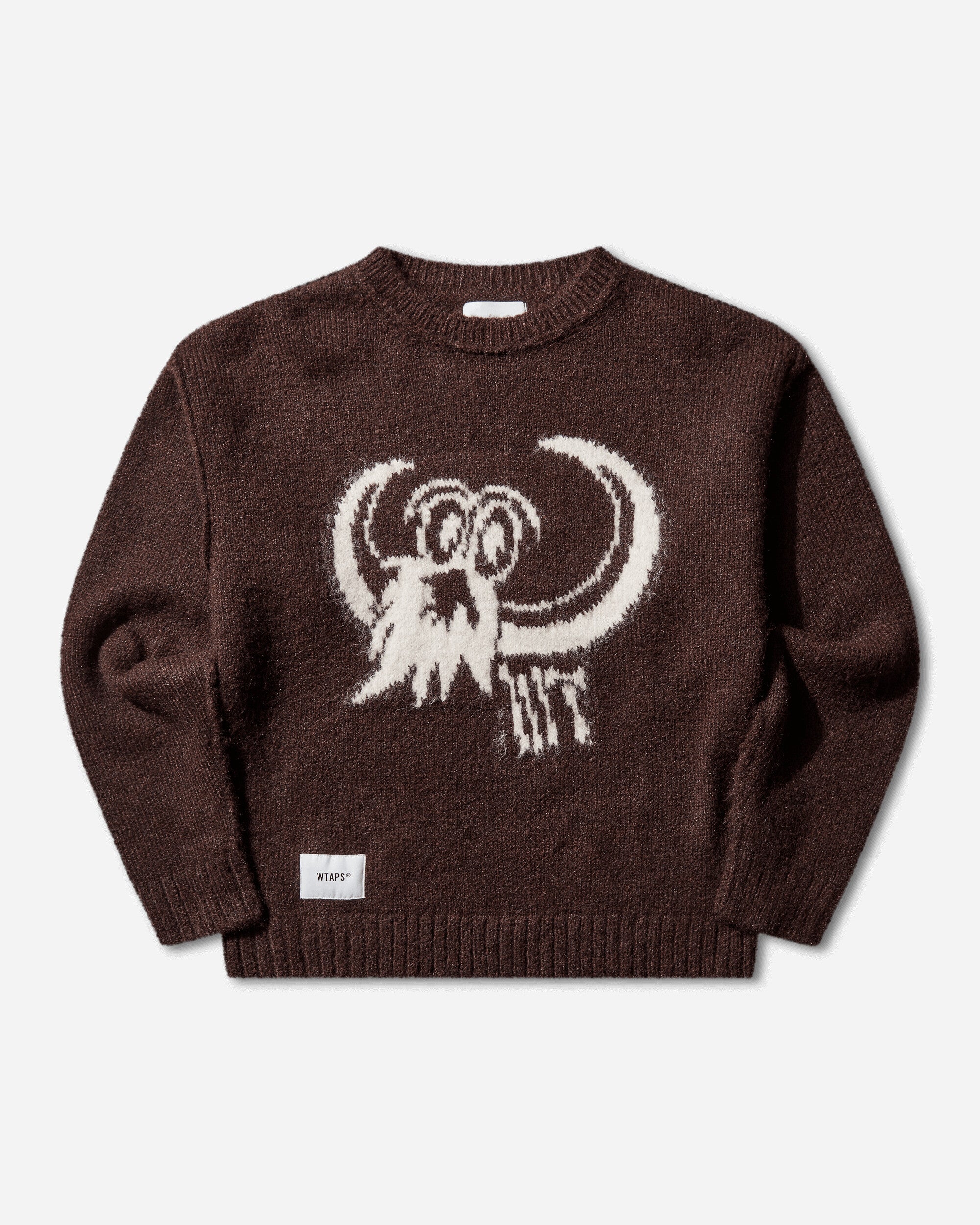 WTAPS Crew Neck Bvo  Sweater  Wopl Burgundy Knitwears Sweaters 252MADT-KNM02 BURGUNDY
