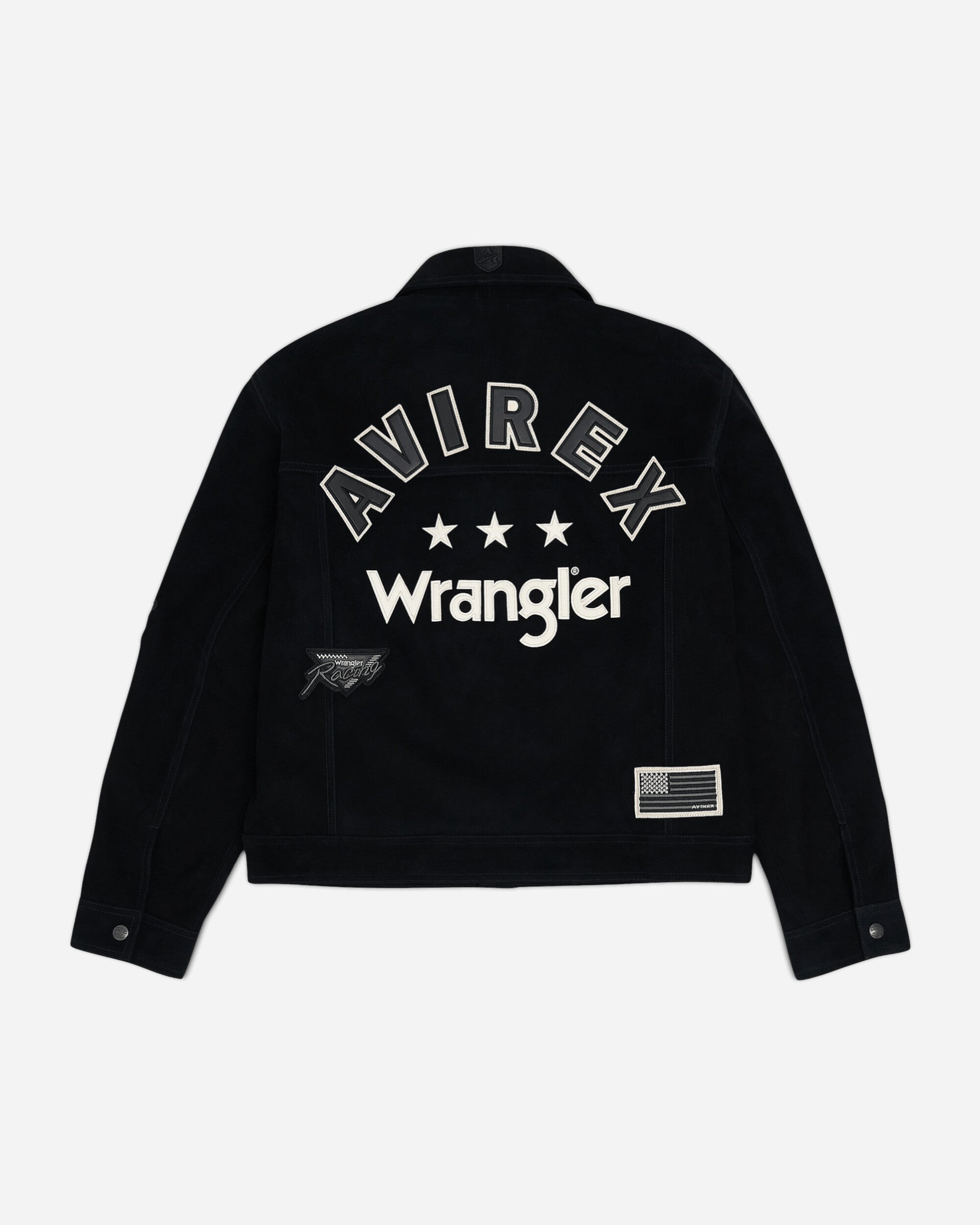 Wrangler Trucker Jacket Black Coats and Jackets Leather Jackets 112391331 BLACK