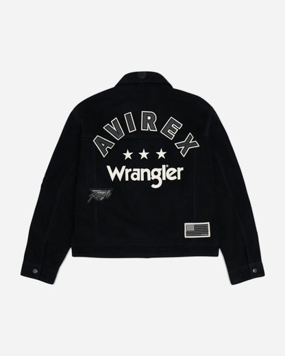 Wrangler Trucker Jacket Black Coats and Jackets Leather Jackets 112391331 BLACK