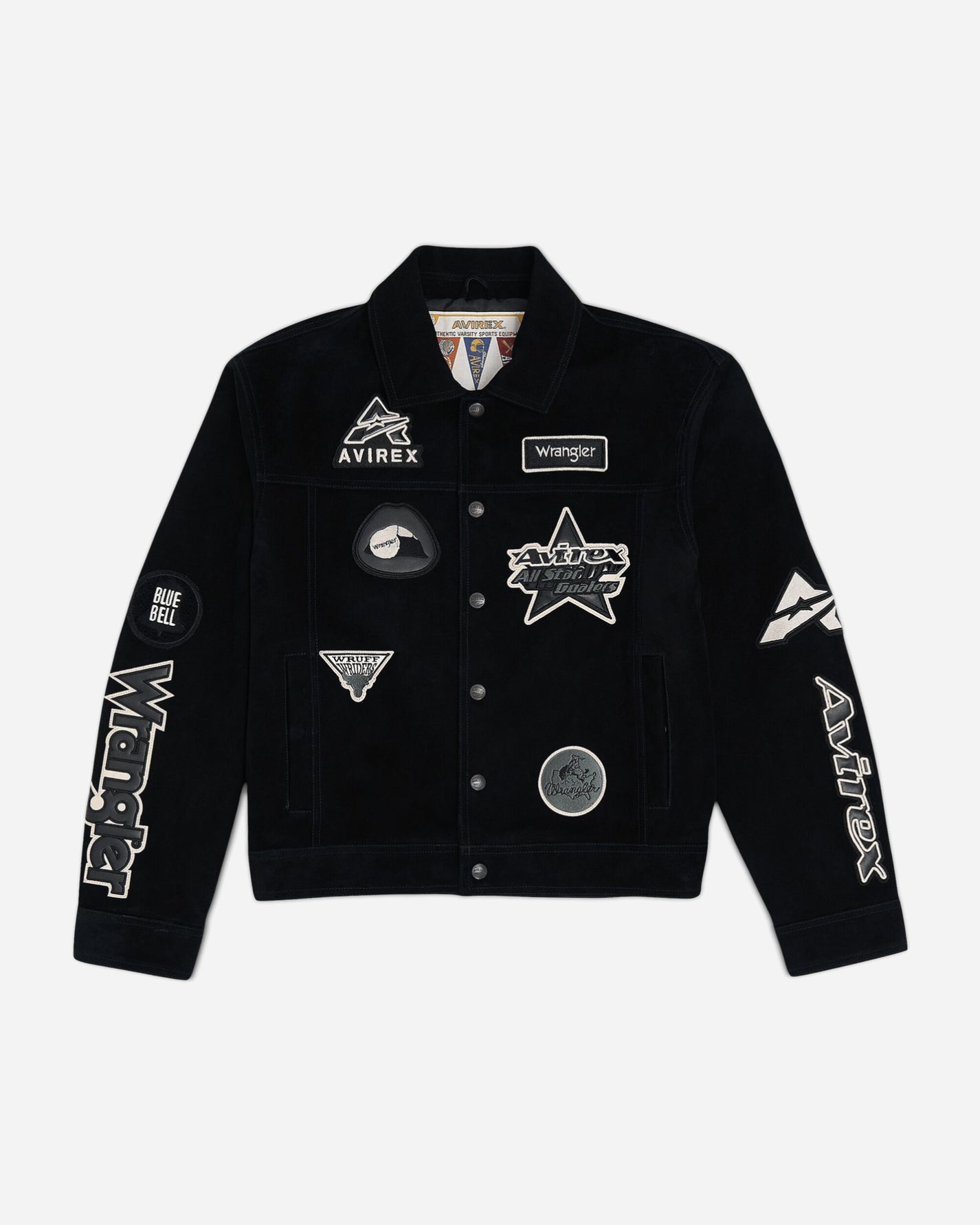 Wrangler Trucker Jacket Black Coats and Jackets Leather Jackets 112391331 BLACK