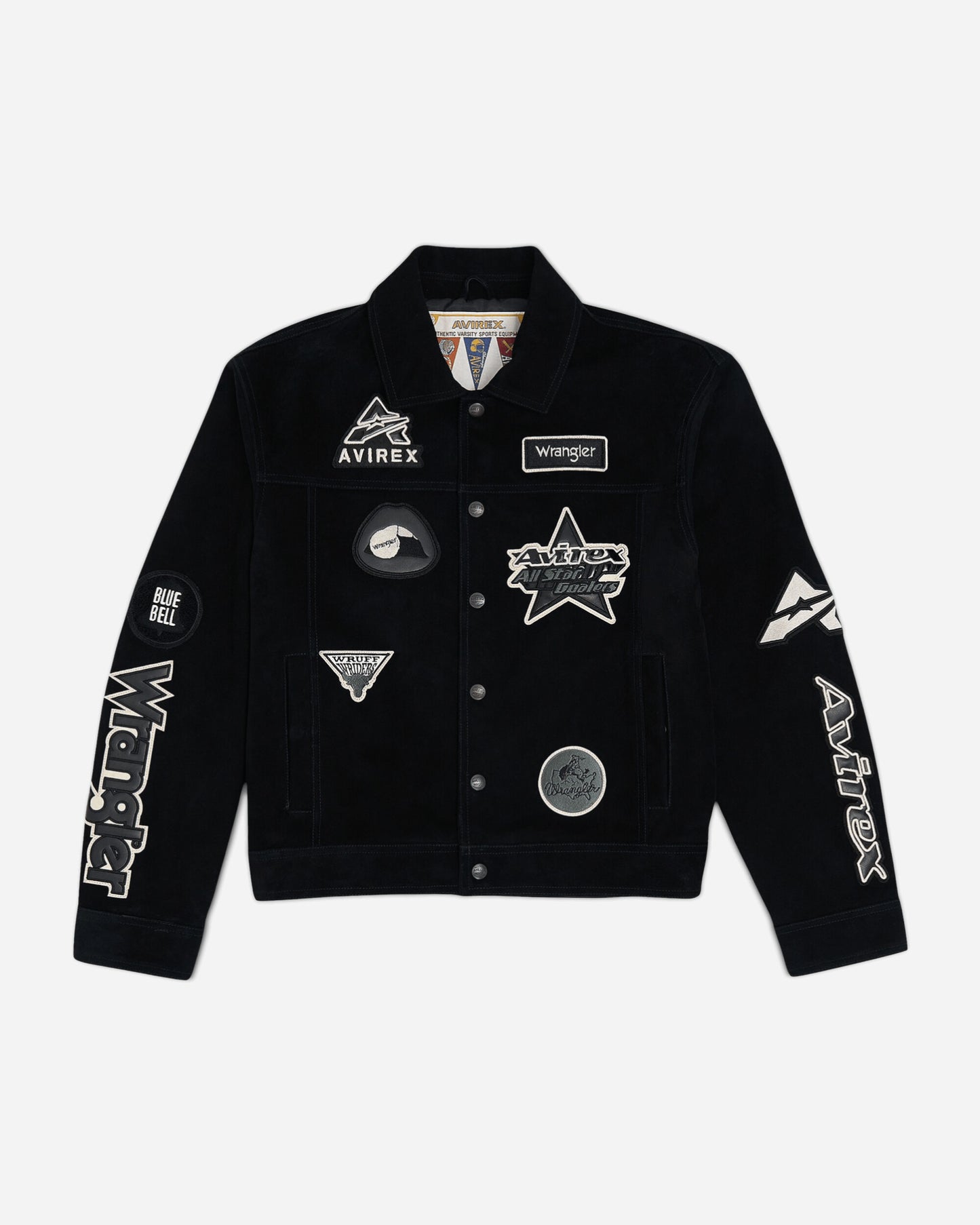 Wrangler Trucker Jacket Black Coats and Jackets Leather Jackets 112391331 BLACK