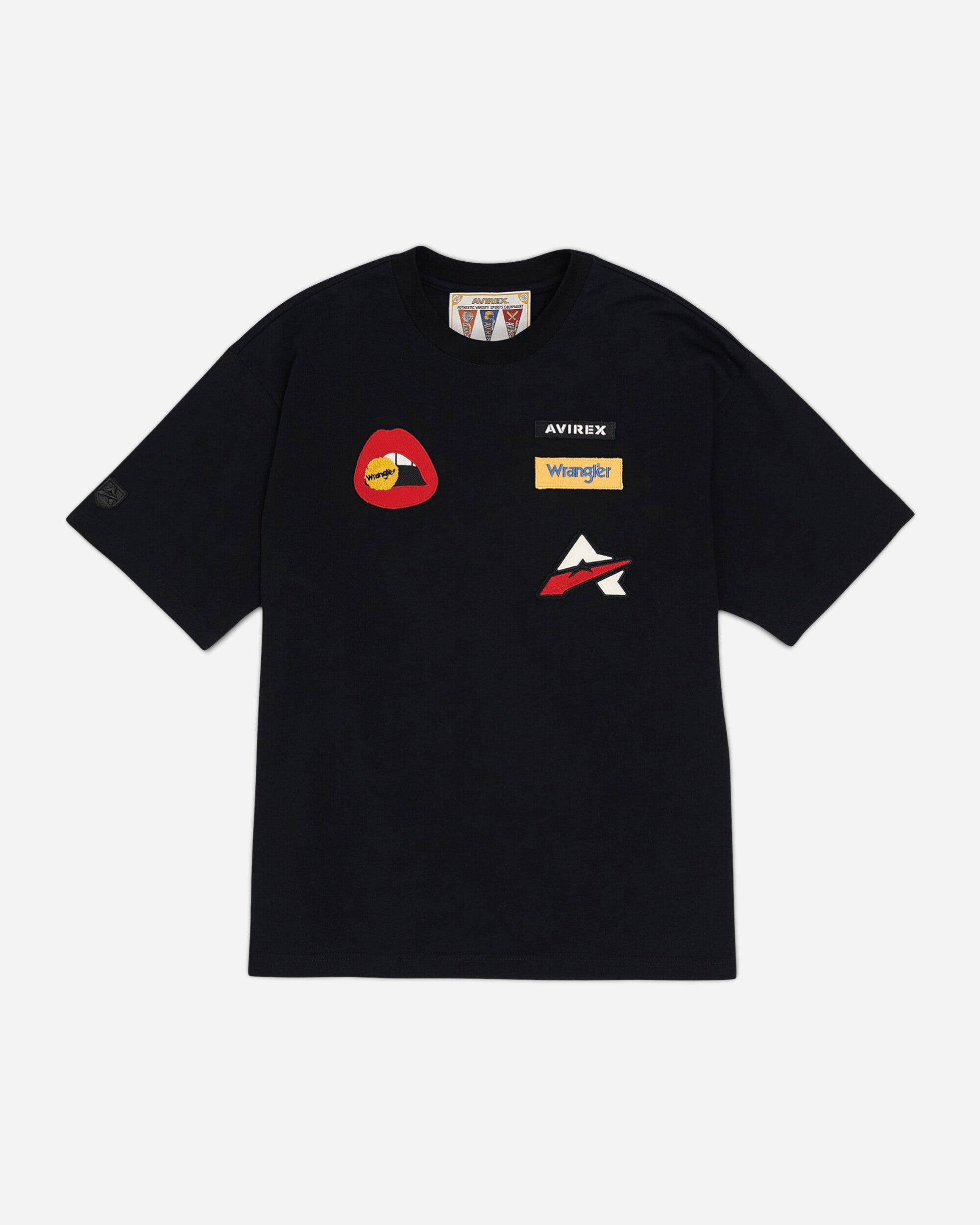 Wrangler Tee Black T-Shirts Shortsleeve 112391329 BLACK