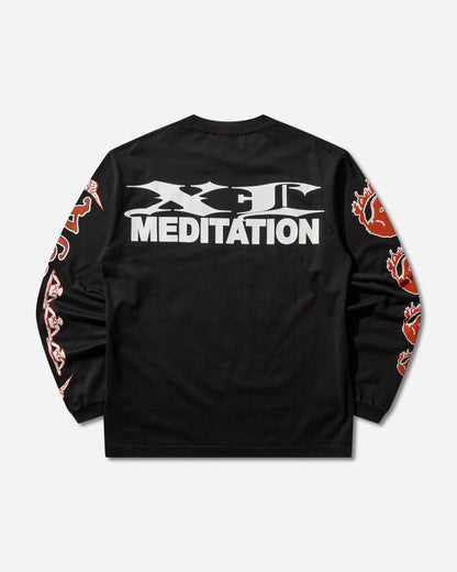 XLARGE MEDITATION L/S TEE BLACK T-Shirts Longsleeve 201261011019 10