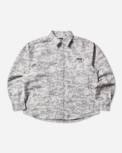 XLARGE Digital Camo Jacquard L/S Shirt White Shirts Longsleeve Shirt F201253014003 0