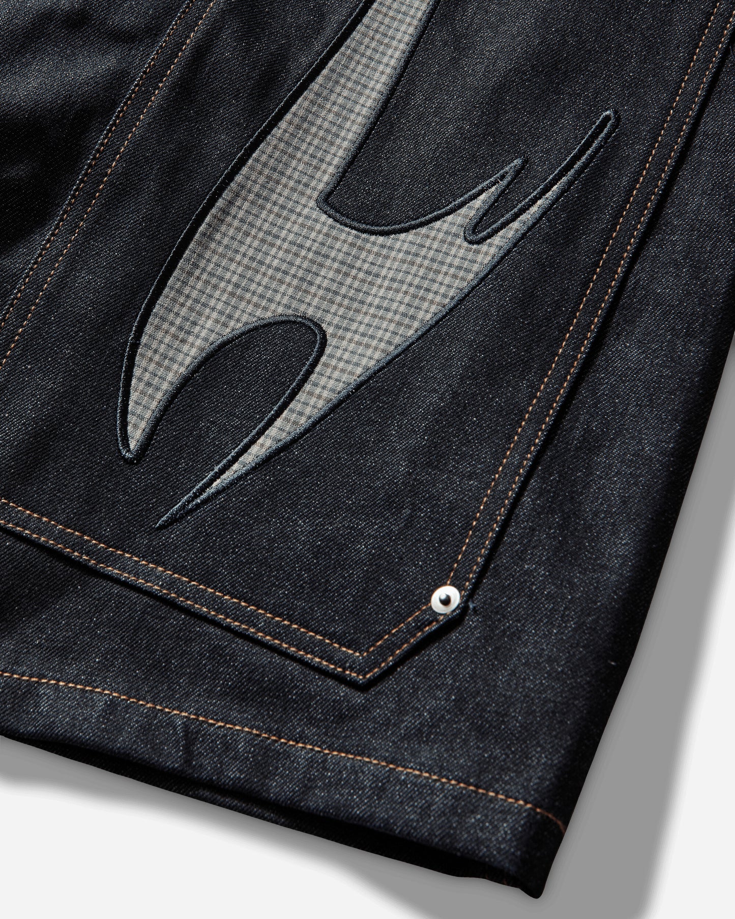 XLARGE CUT OUT XL LOOSE SHORTS INDIGO Shorts Short 201261031007 63