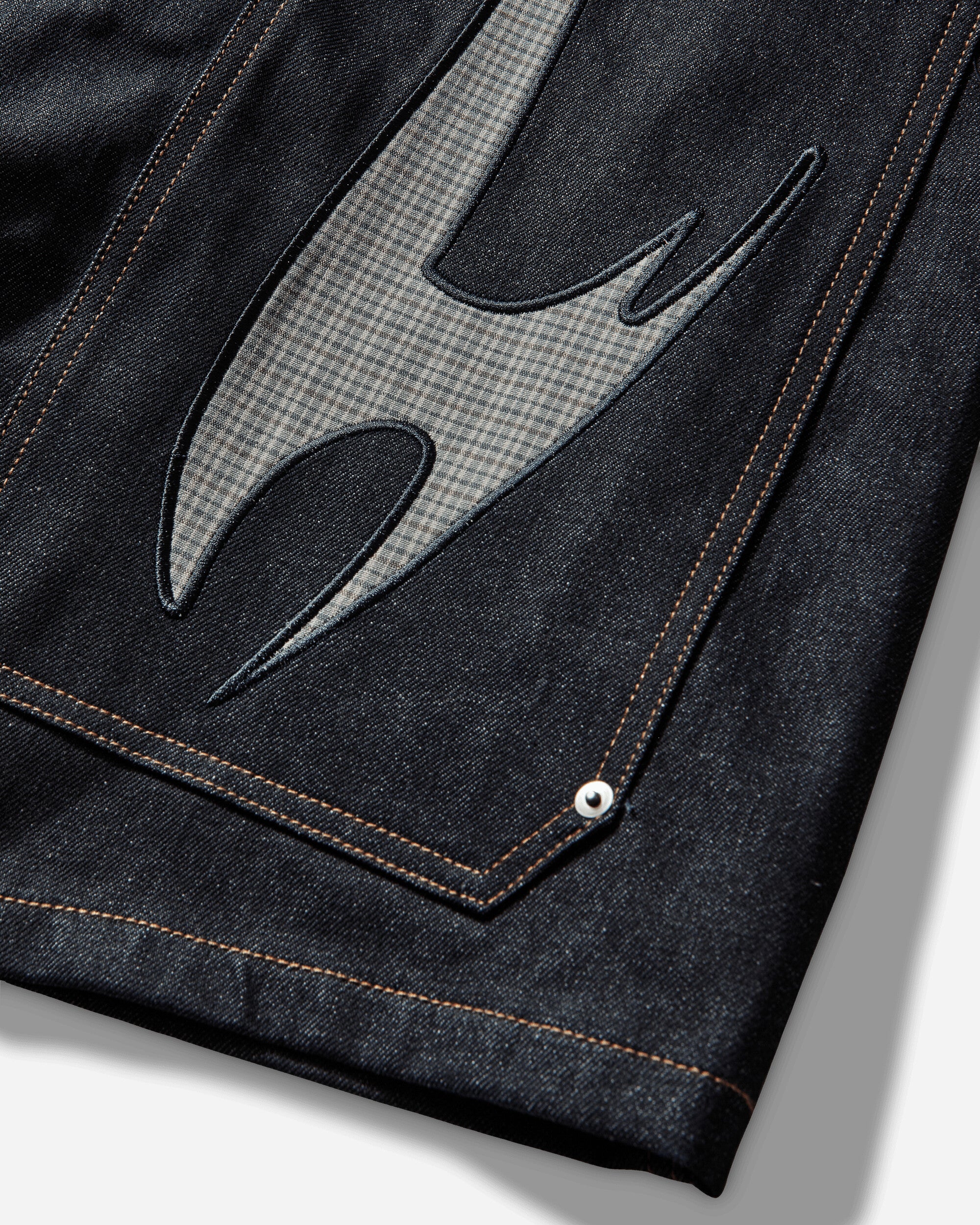 XLARGE CUT OUT XL LOOSE SHORTS INDIGO Shorts Short 201261031007 63