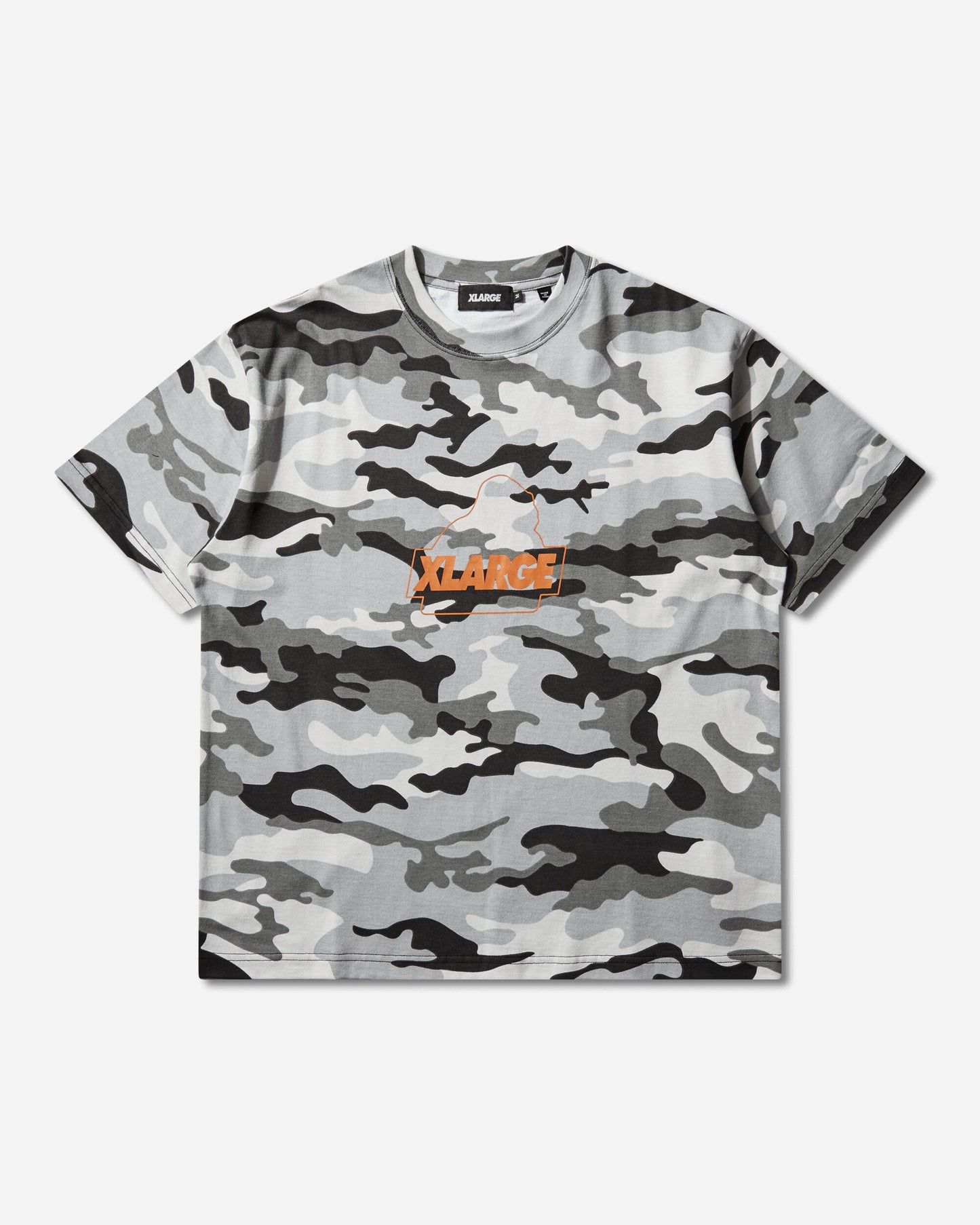 XLARGE CAMO URBAN LOGO S/S TEE GREY T-Shirts Shortsleeve 201261011011 11