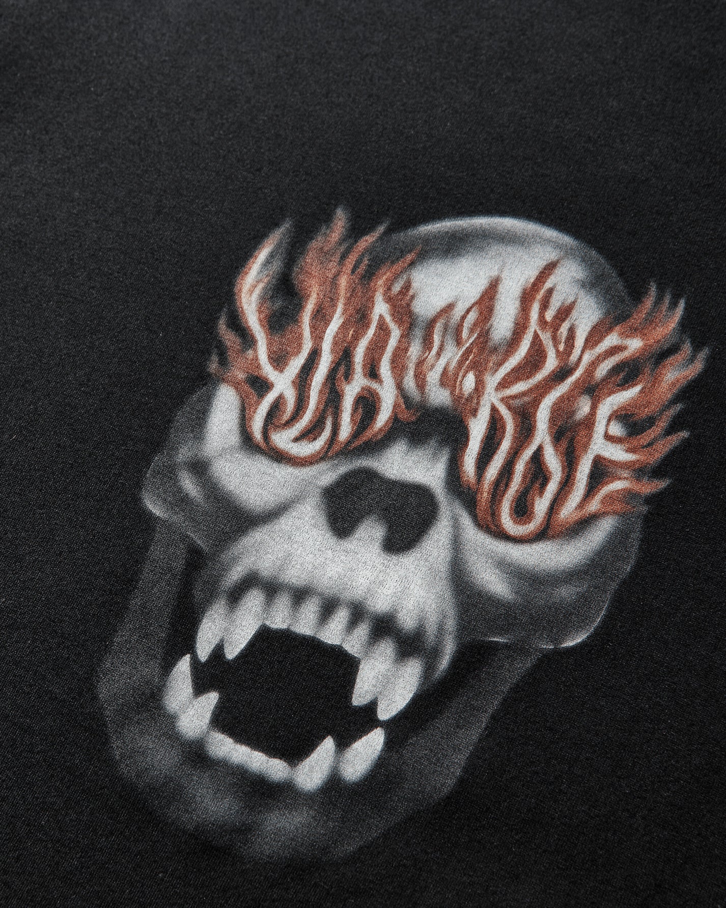 XLARGE SKULL IN FLAMES S/S TEE BLACK T-Shirts Shortsleeve 201261011006 10