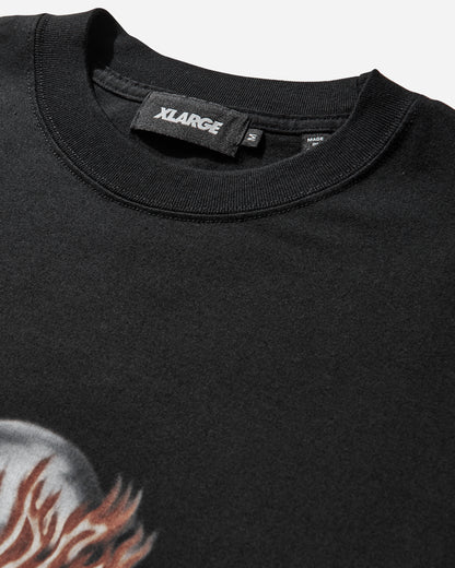 XLARGE SKULL IN FLAMES S/S TEE BLACK T-Shirts Shortsleeve 201261011006 10