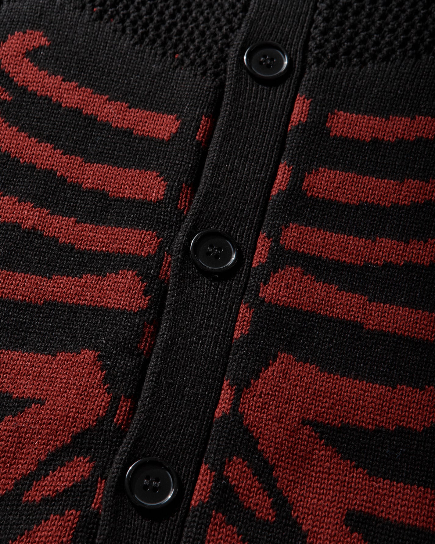 XLARGE SCANNER KNIT CARDIGAN BLACK Knitwears Sweaters 201261015001 10