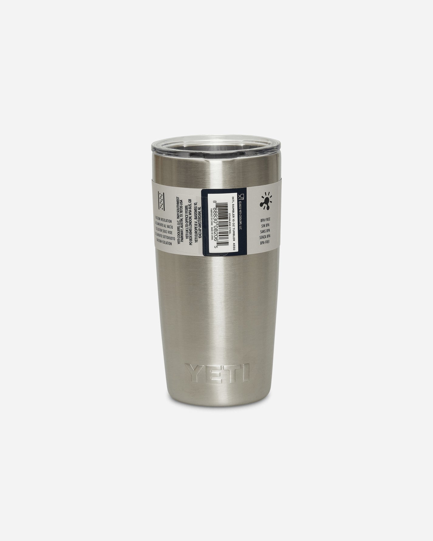 YETI Rambler 10 Oz Tumbler Stainless Steel Equipment Bottles and Bowls 70000000594 SS