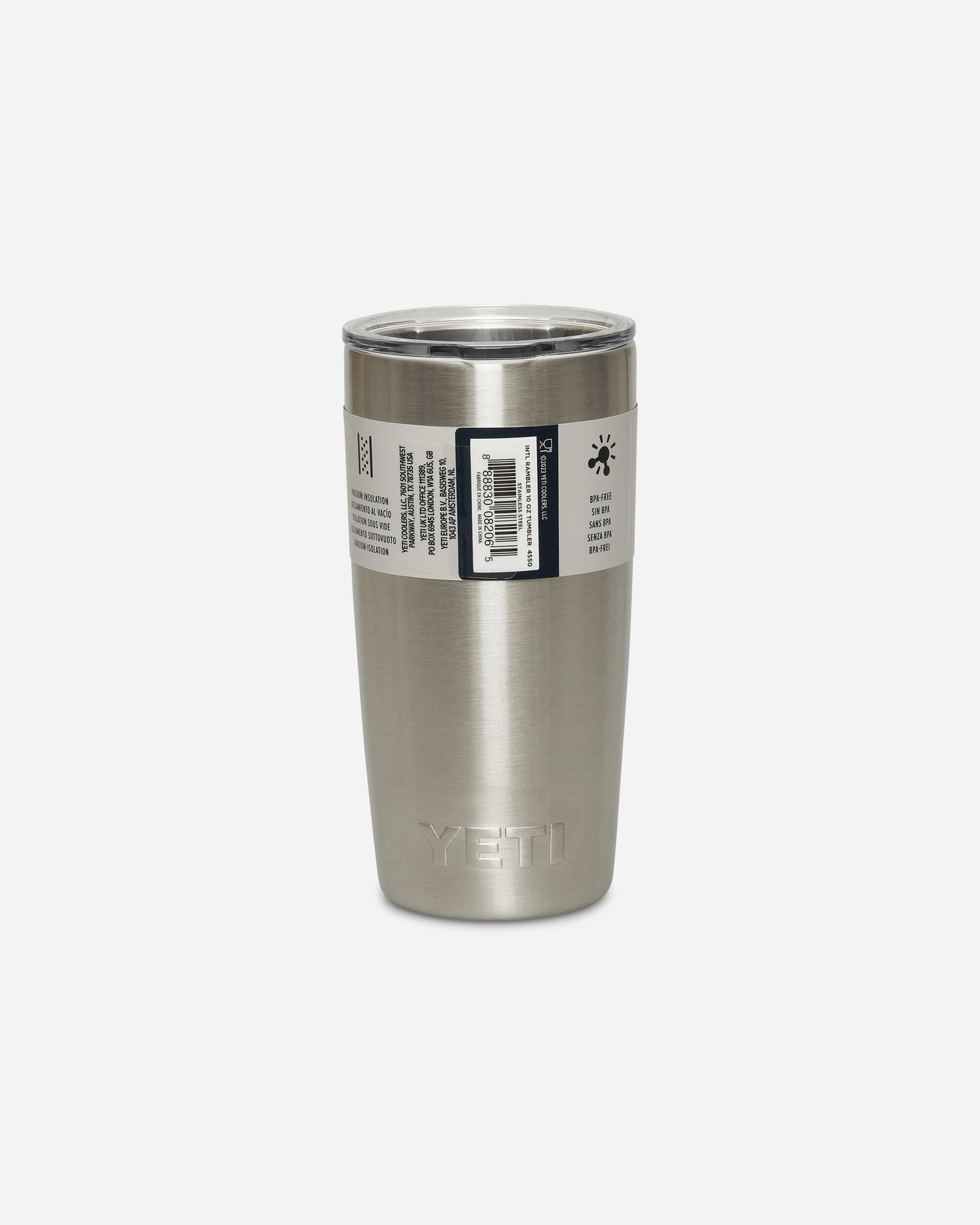 YETI Rambler 10 Oz Tumbler Stainless Steel Equipment Bottles and Bowls 70000000594 SS