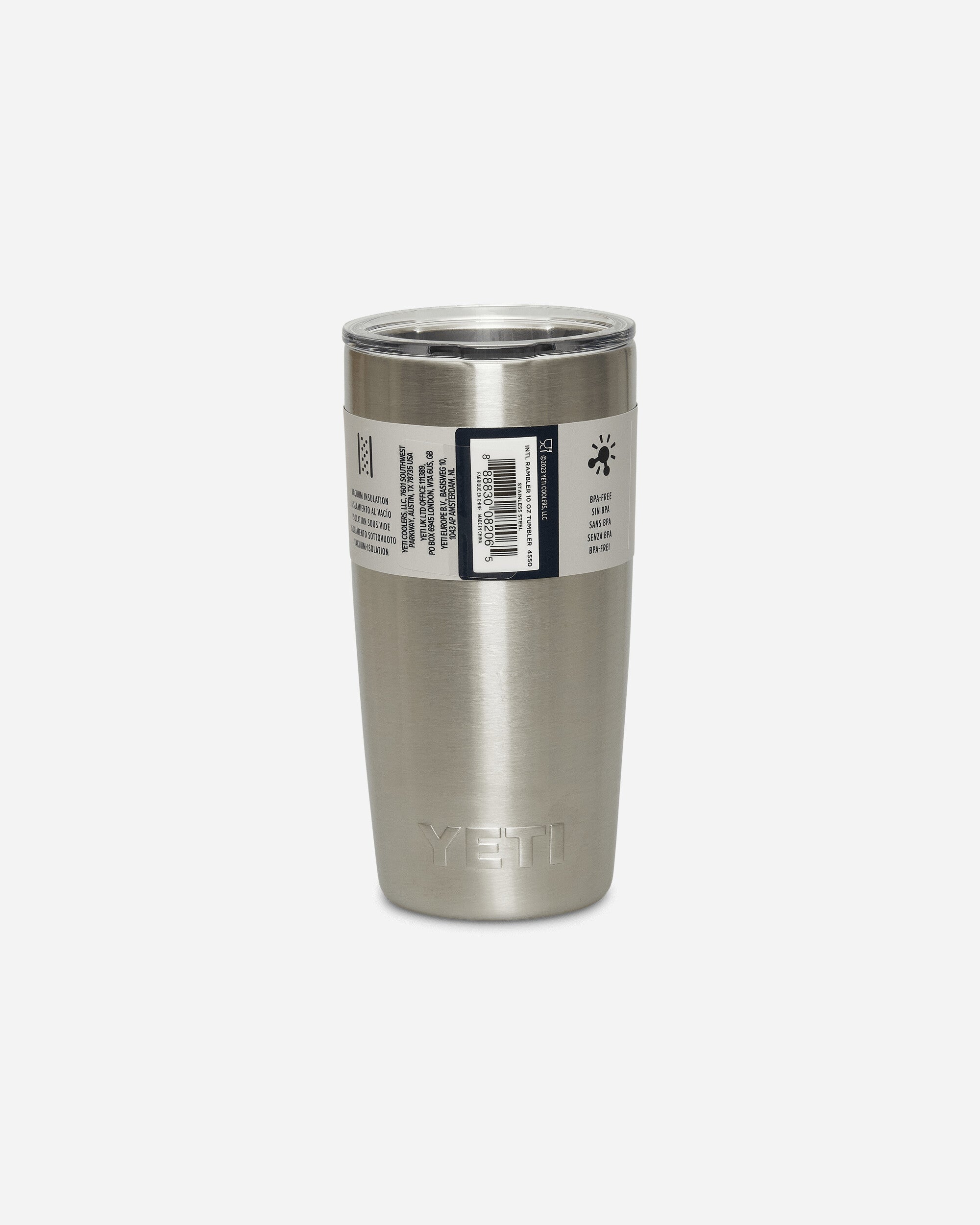 YETI Rambler 10 Oz Tumbler Stainless Steel Equipment Bottles and Bowls 70000000594 SS